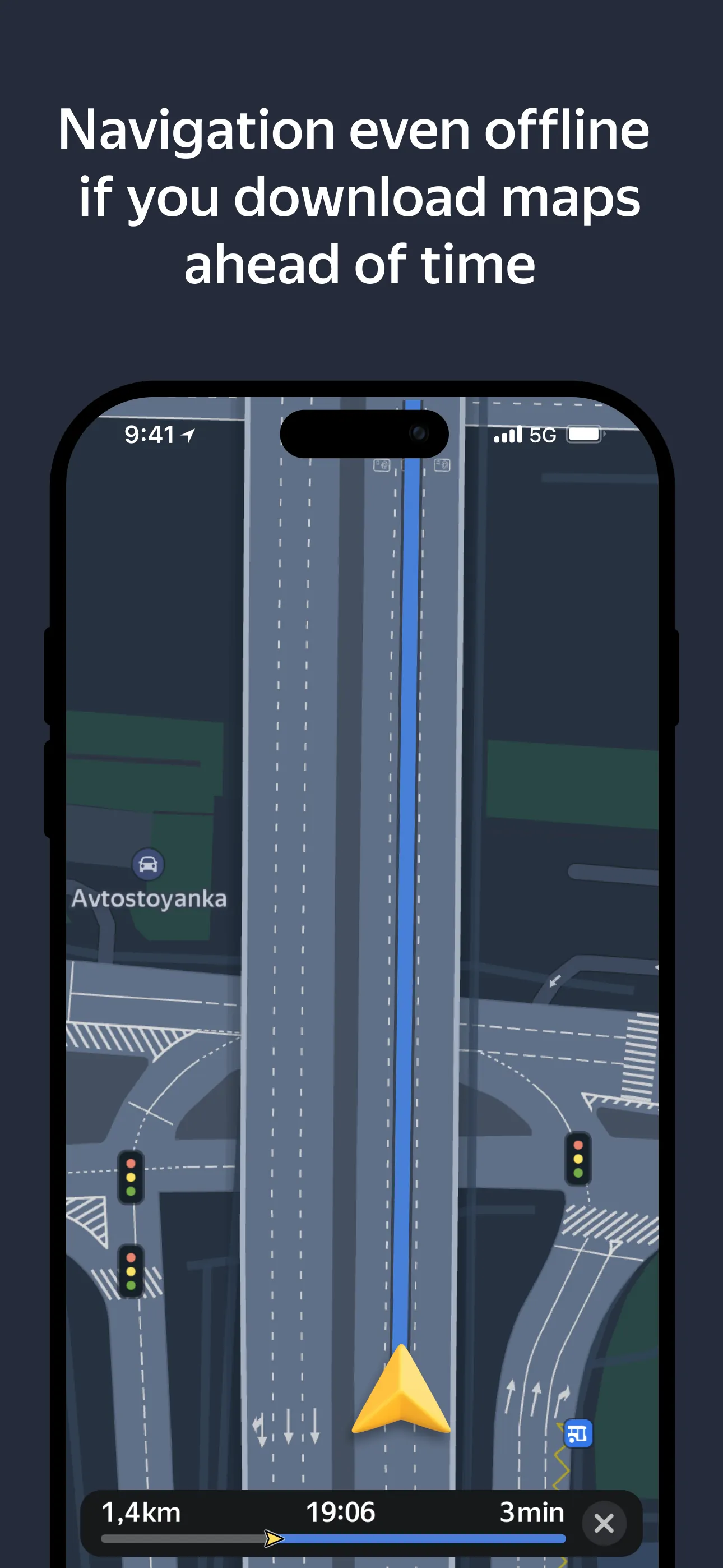Yandex Navi – navigation, maps iphone screenshot 6
