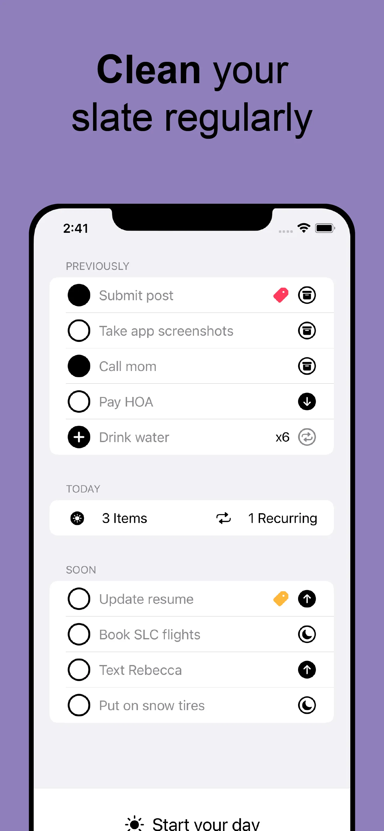 Pocket Plans - Simple To Dos iphone screenshot 3