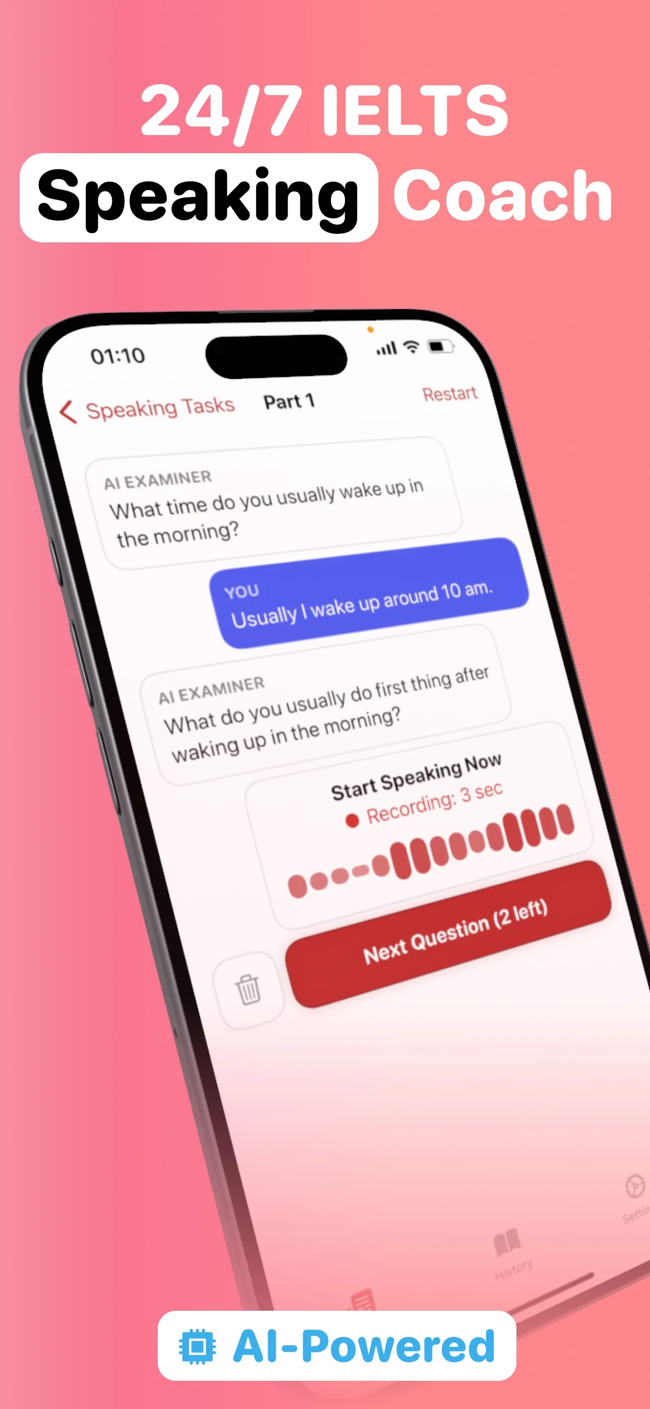 IELTS－Speaking・Writing・Reading iphone screenshot 1