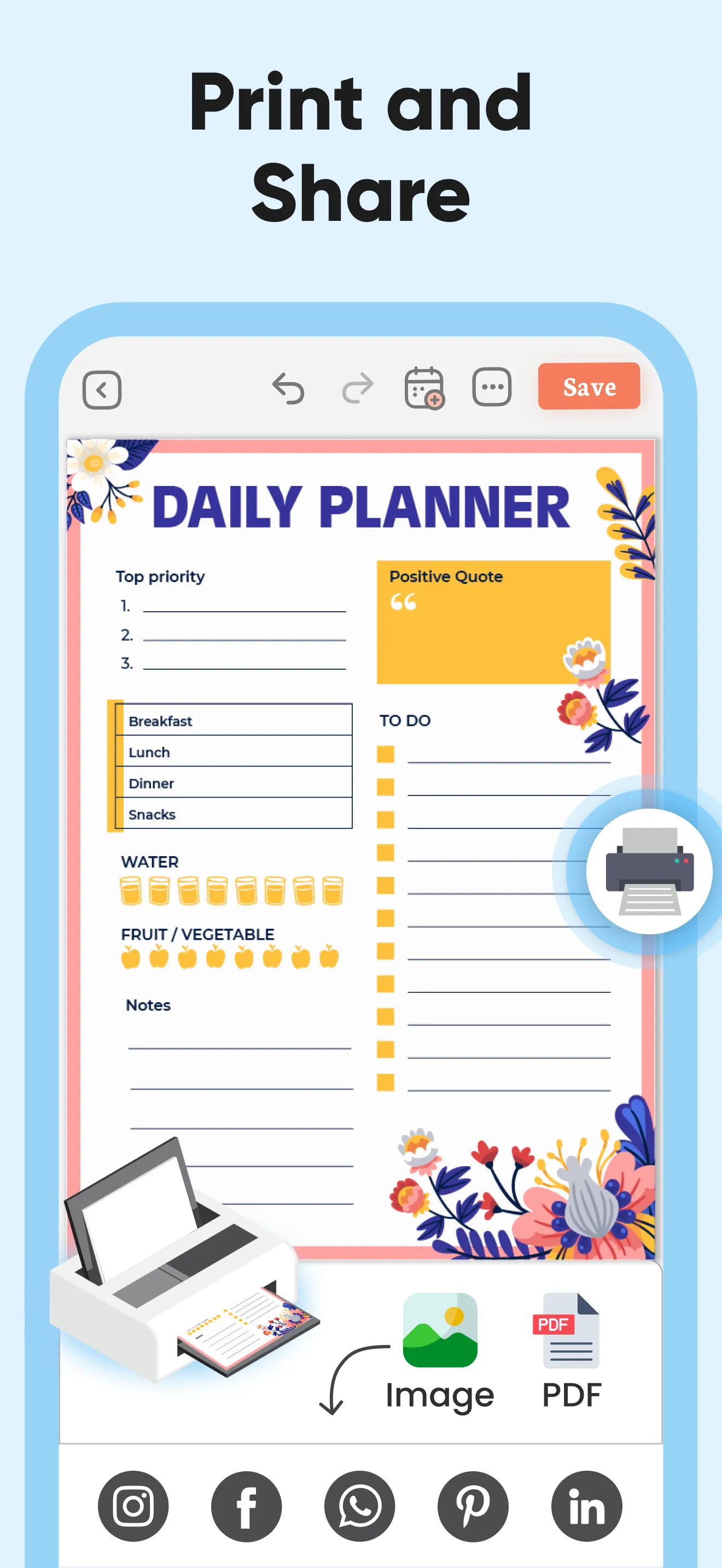 Daily Planner & Bullet Journal iphone screenshot 7