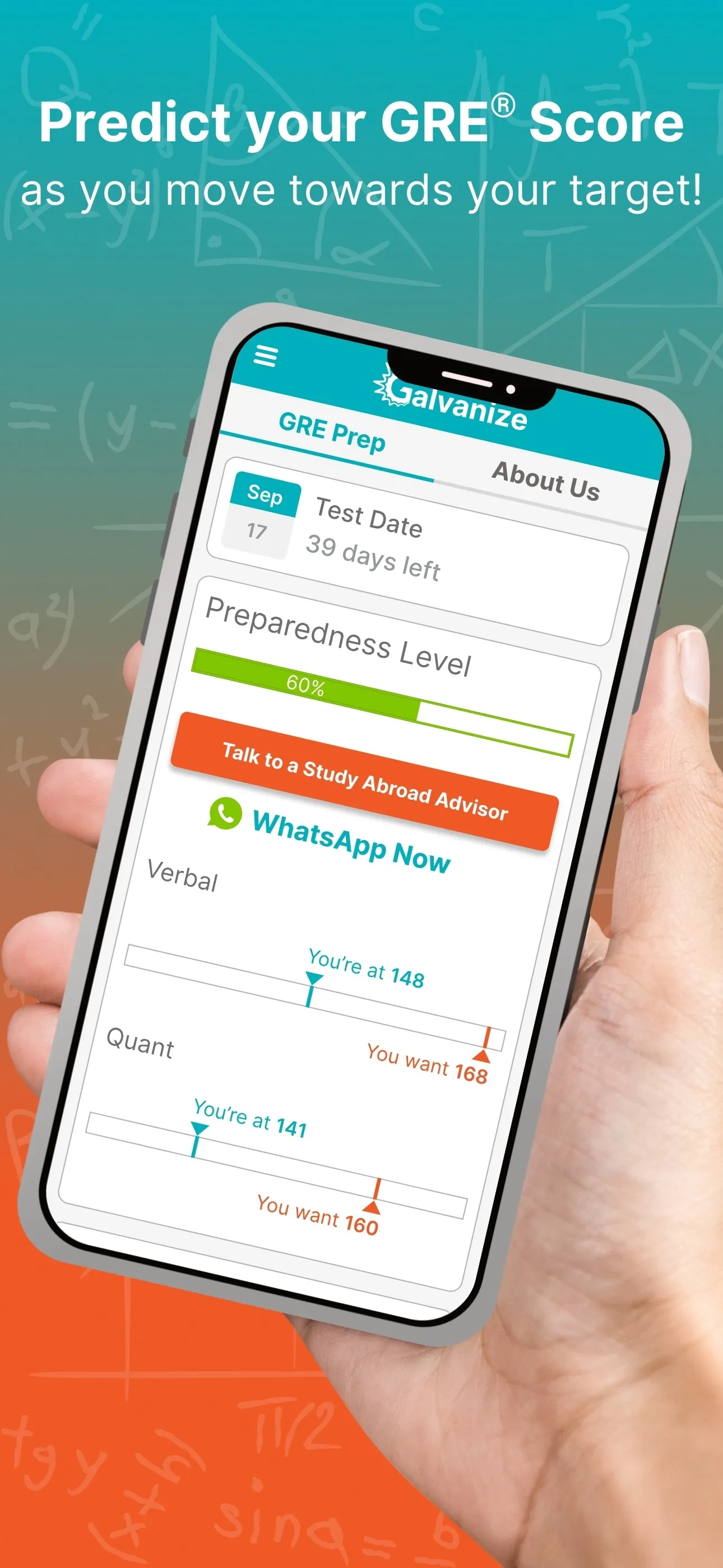 GRE® Test Prep by Galvanize iphone screenshot 1