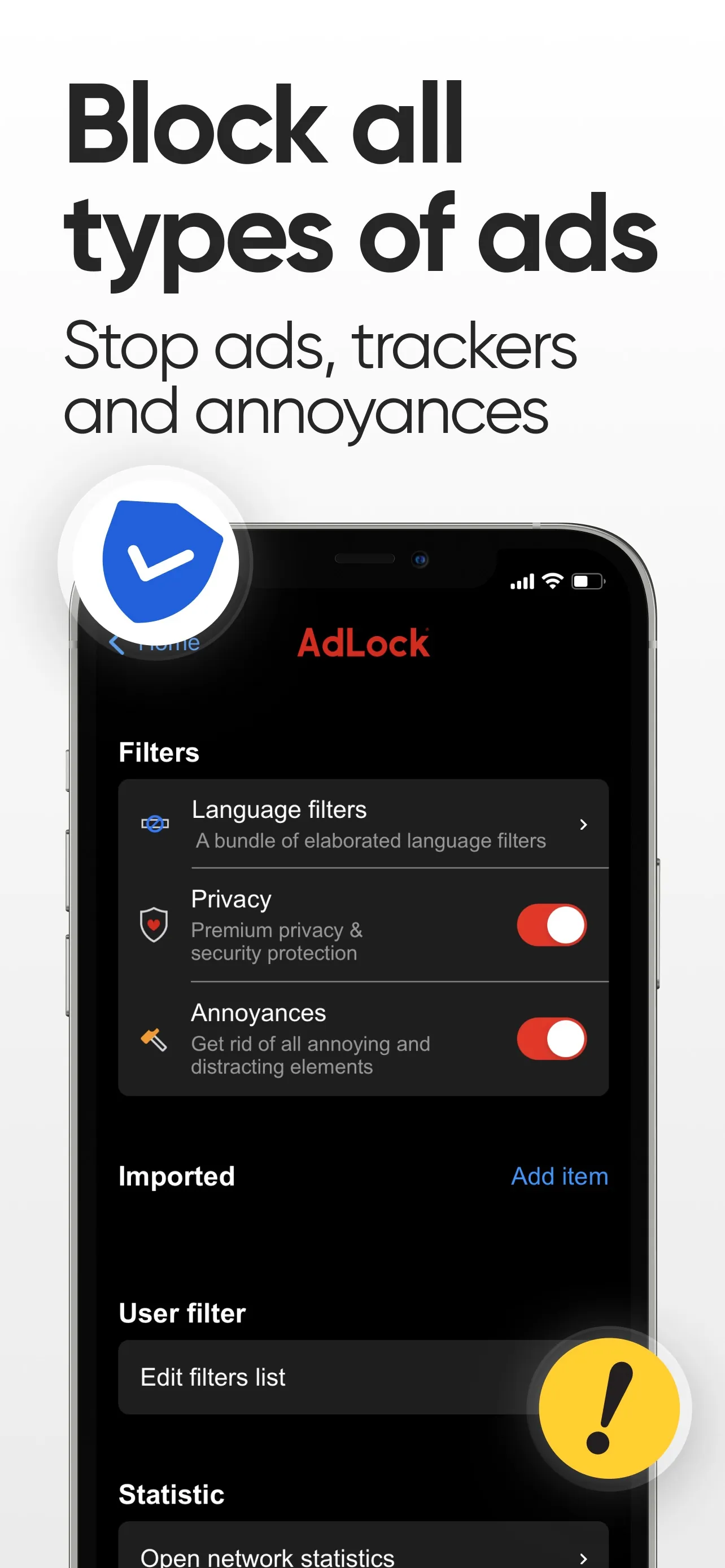 AdLock: Ad Blocker for Safari iphone screenshot 3