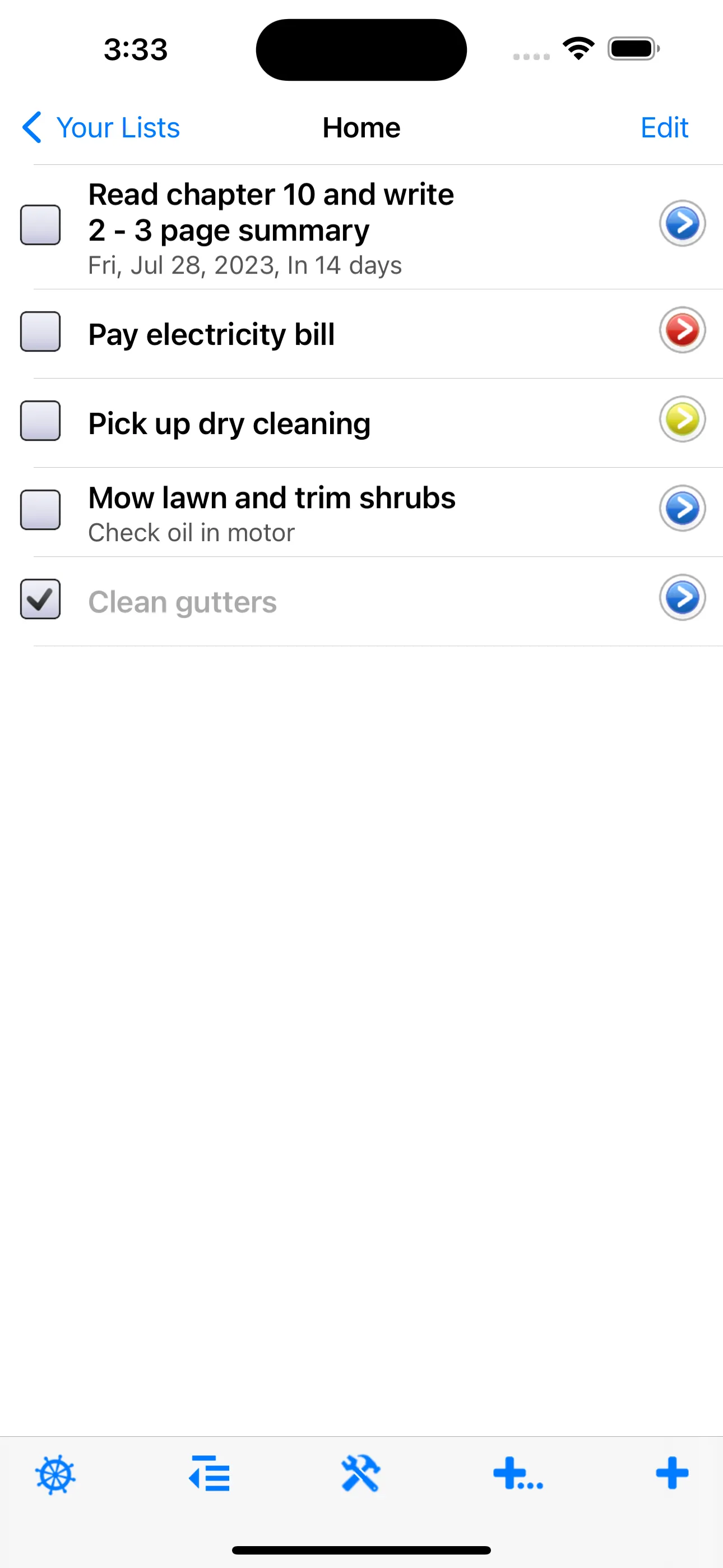 List! iphone screenshot 2