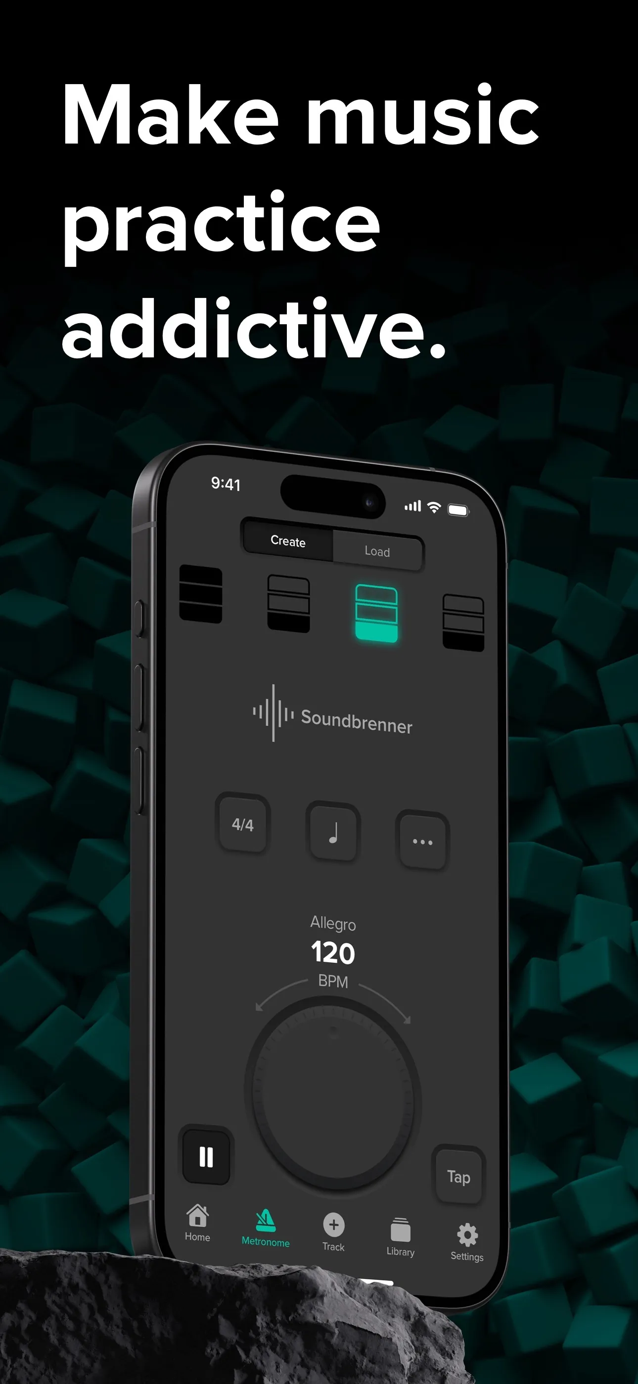 The Metronome by Soundbrenner iphone screenshot 1