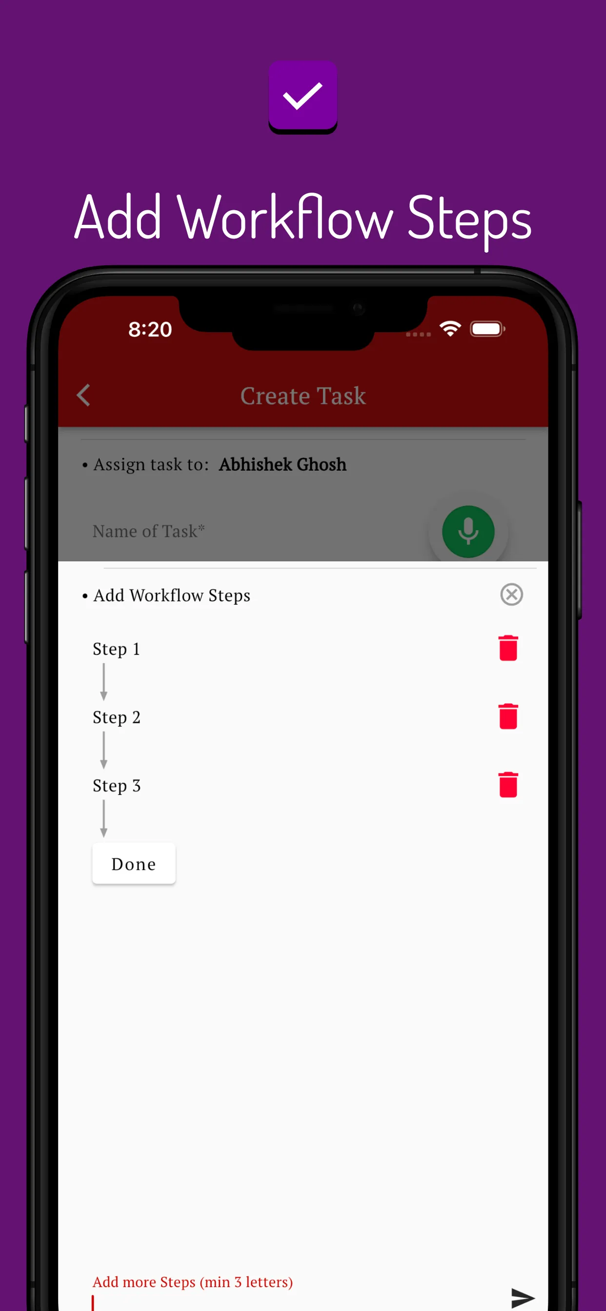 Simple Workflow iphone screenshot 3