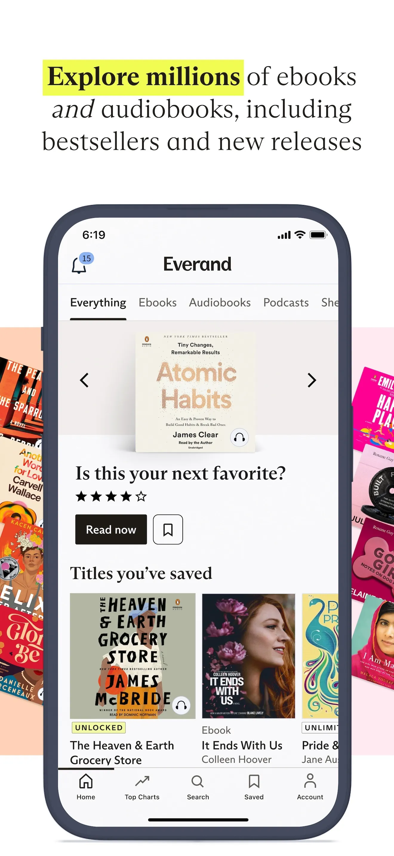 Everand: Audiobooks and ebooks iphone screenshot 1
