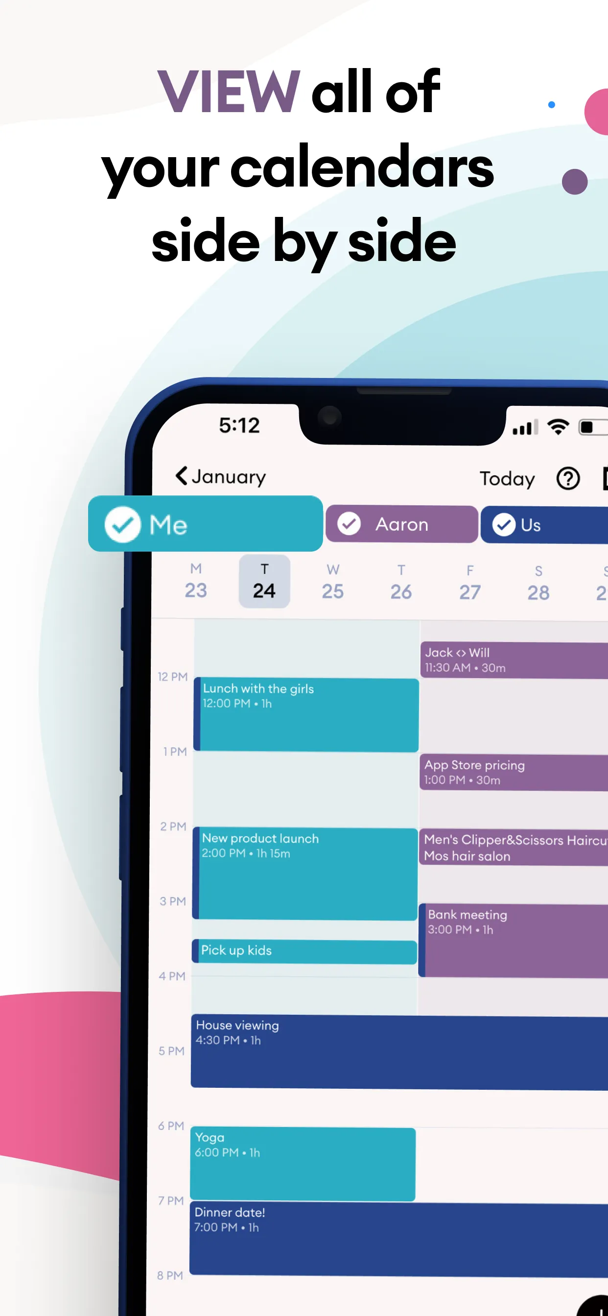Cupla: Couples Shared Calendar iphone screenshot 2
