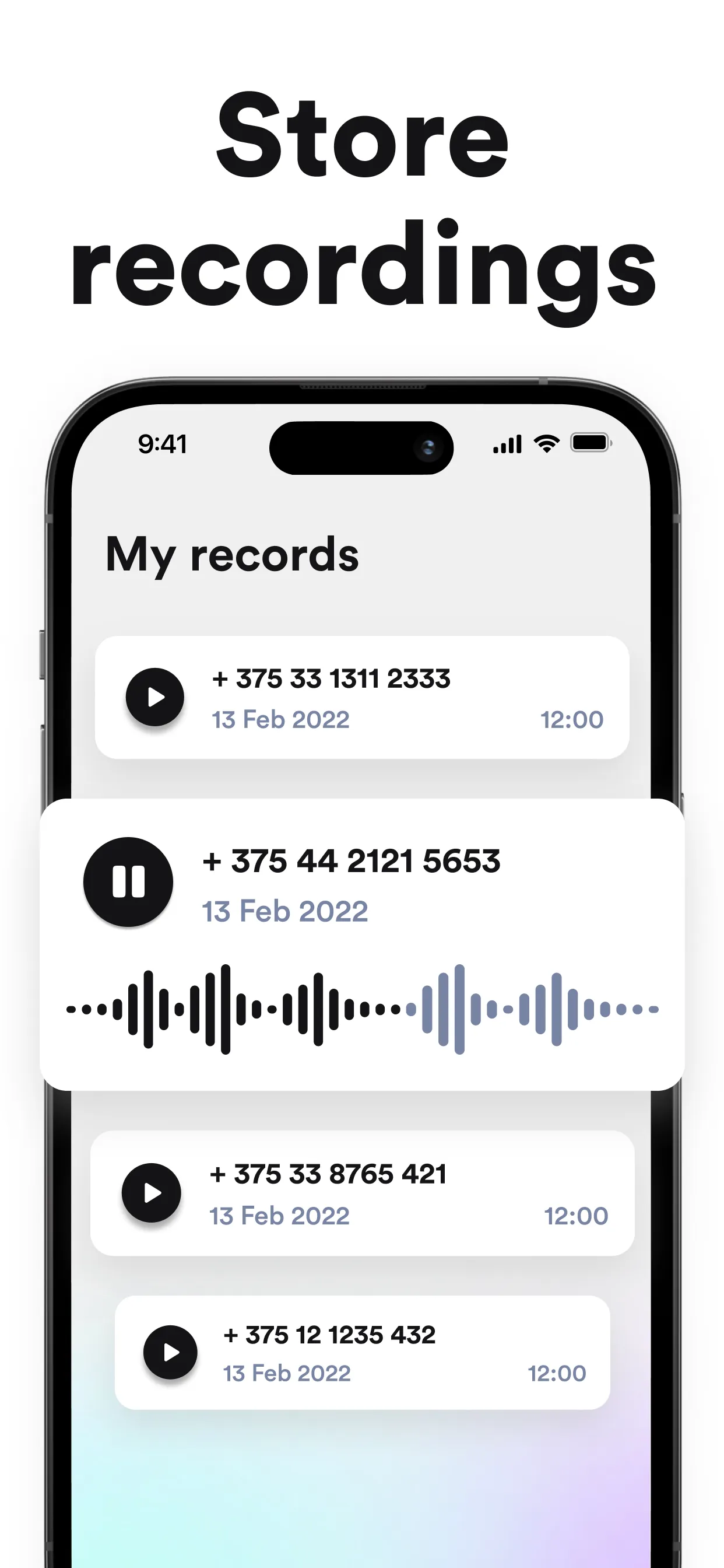 Call Recorder, Record Calls iphone screenshot 5