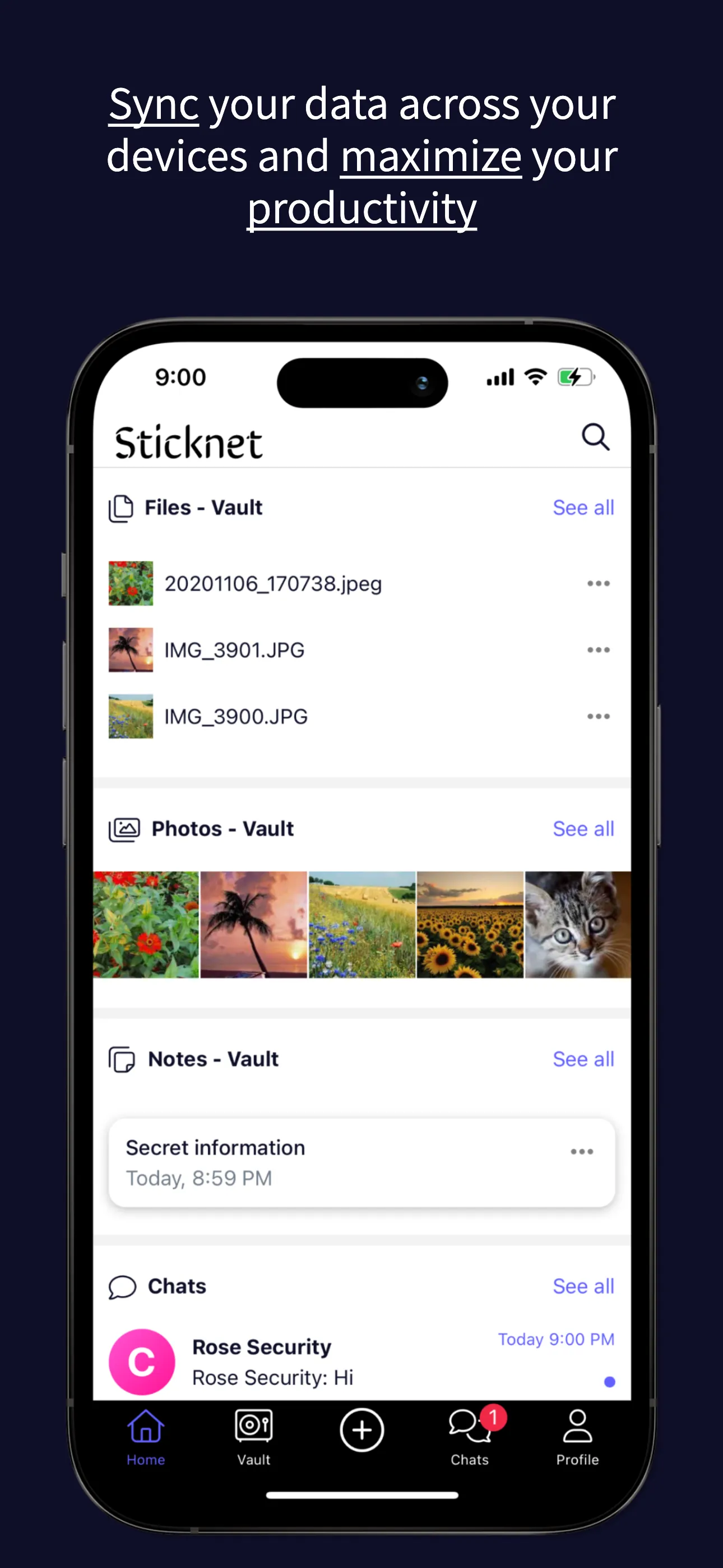Sticknet: Web3 Social Storage iphone screenshot 4
