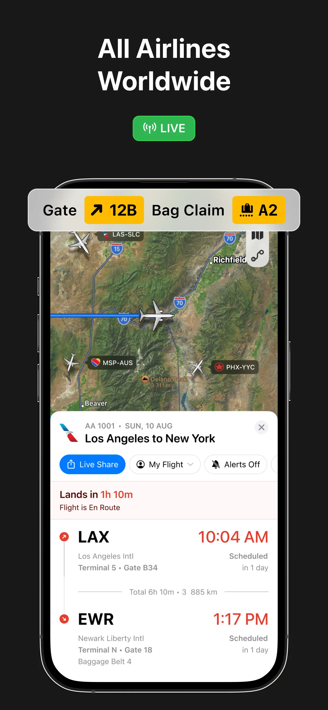 Flighty – Live Flight Tracker iphone screenshot 8
