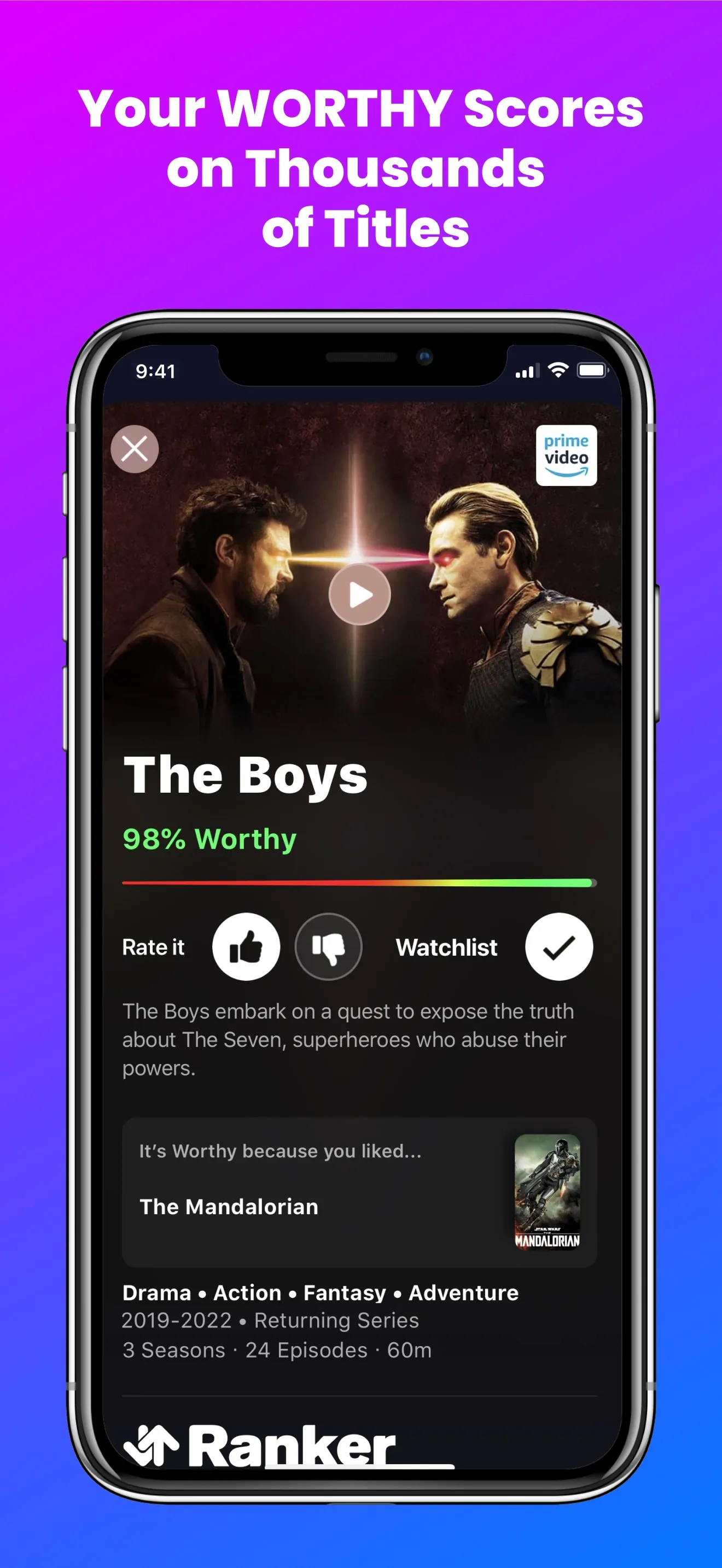 Watchworthy - What To Watch iphone screenshot 5