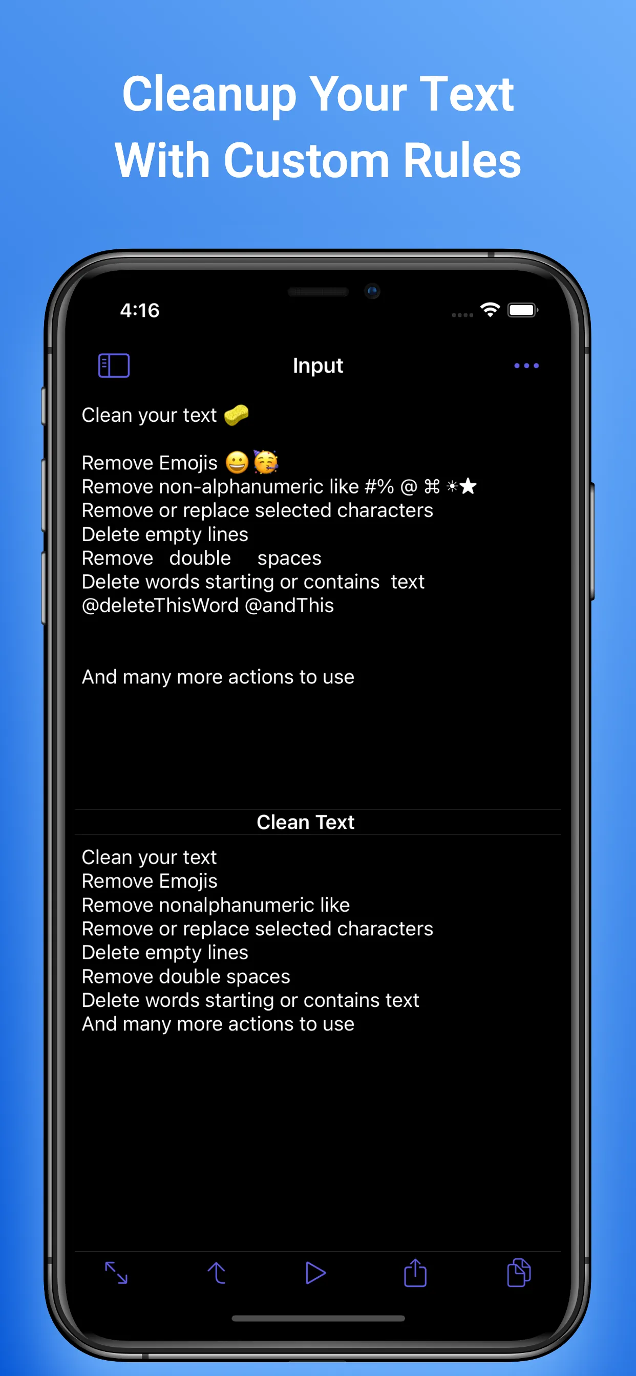 Text Workflow: Text Processing iphone screenshot 4