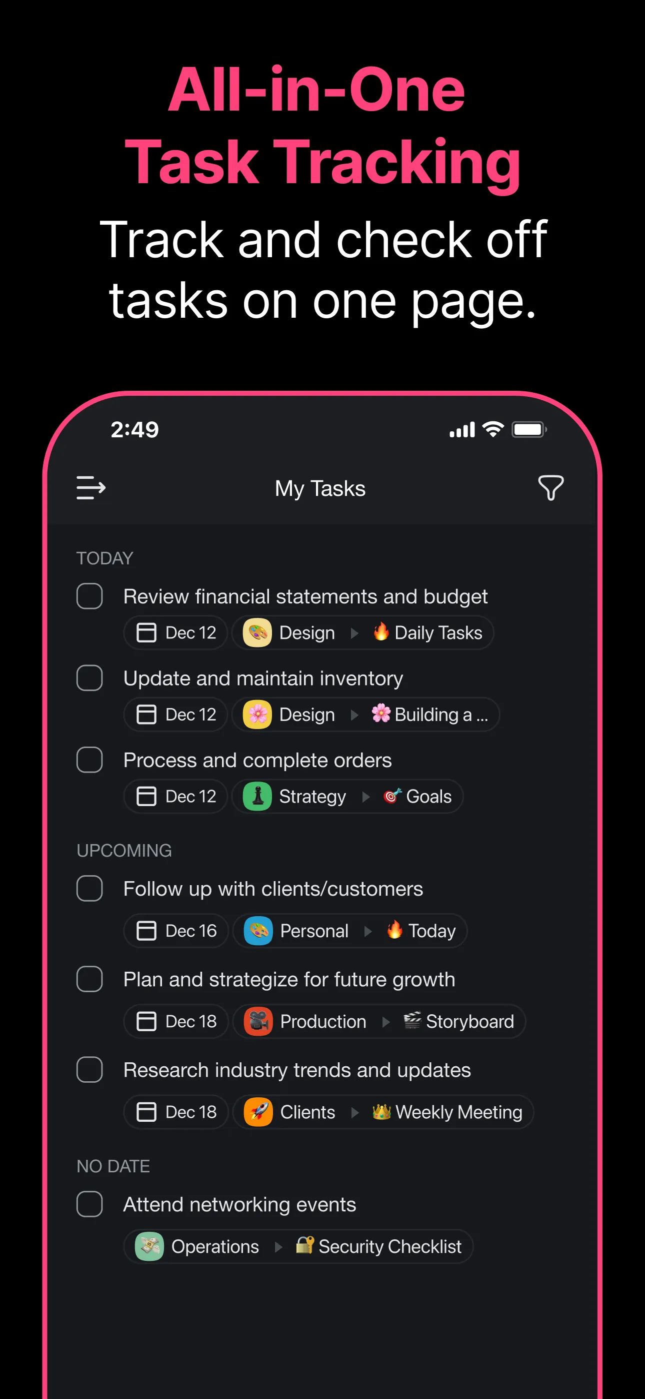 Taskade - AI Agents, Chat Bots iphone screenshot 9