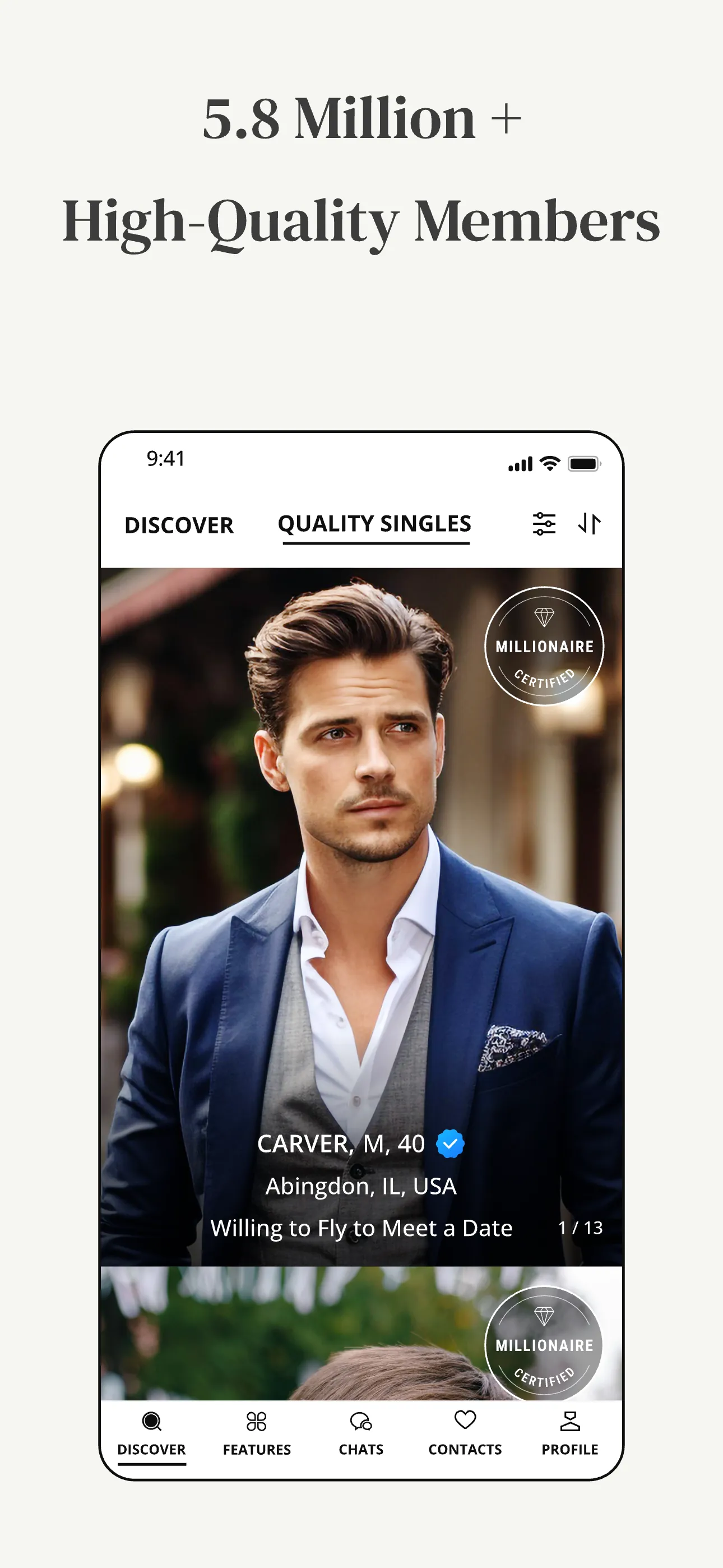 MM: Elite Premium Dating App iphone screenshot 3