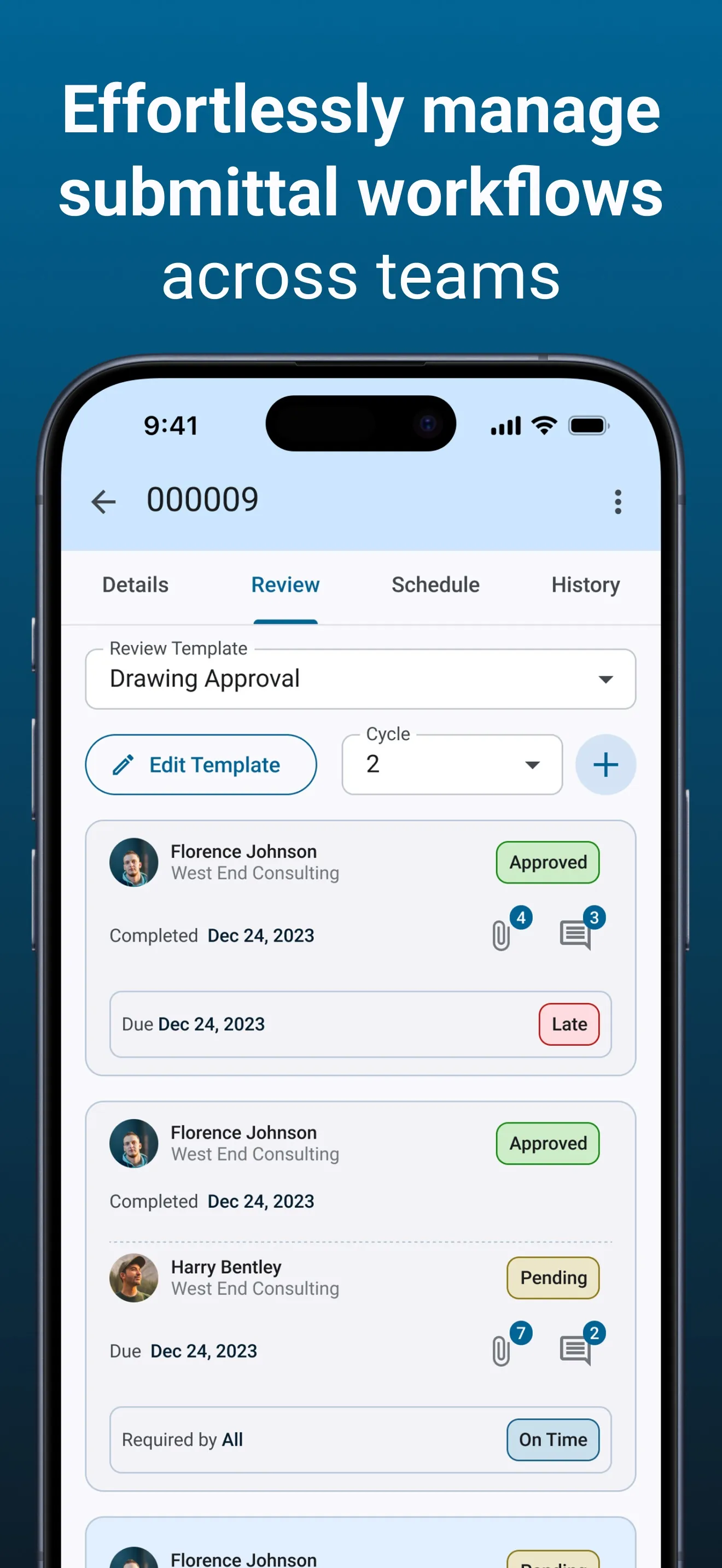 Construct Project Management iphone screenshot 2