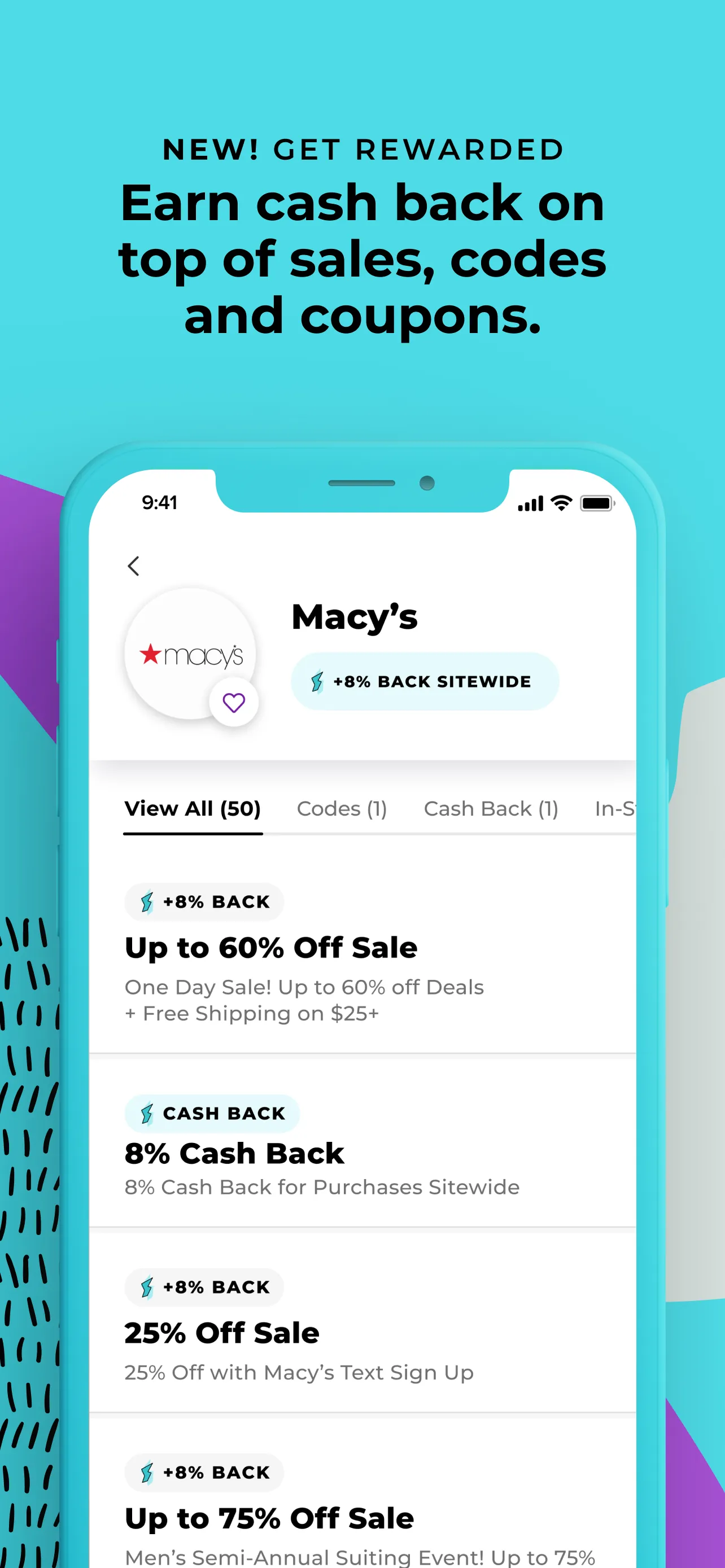 RetailMeNot: Cash Back & Codes iphone screenshot 3