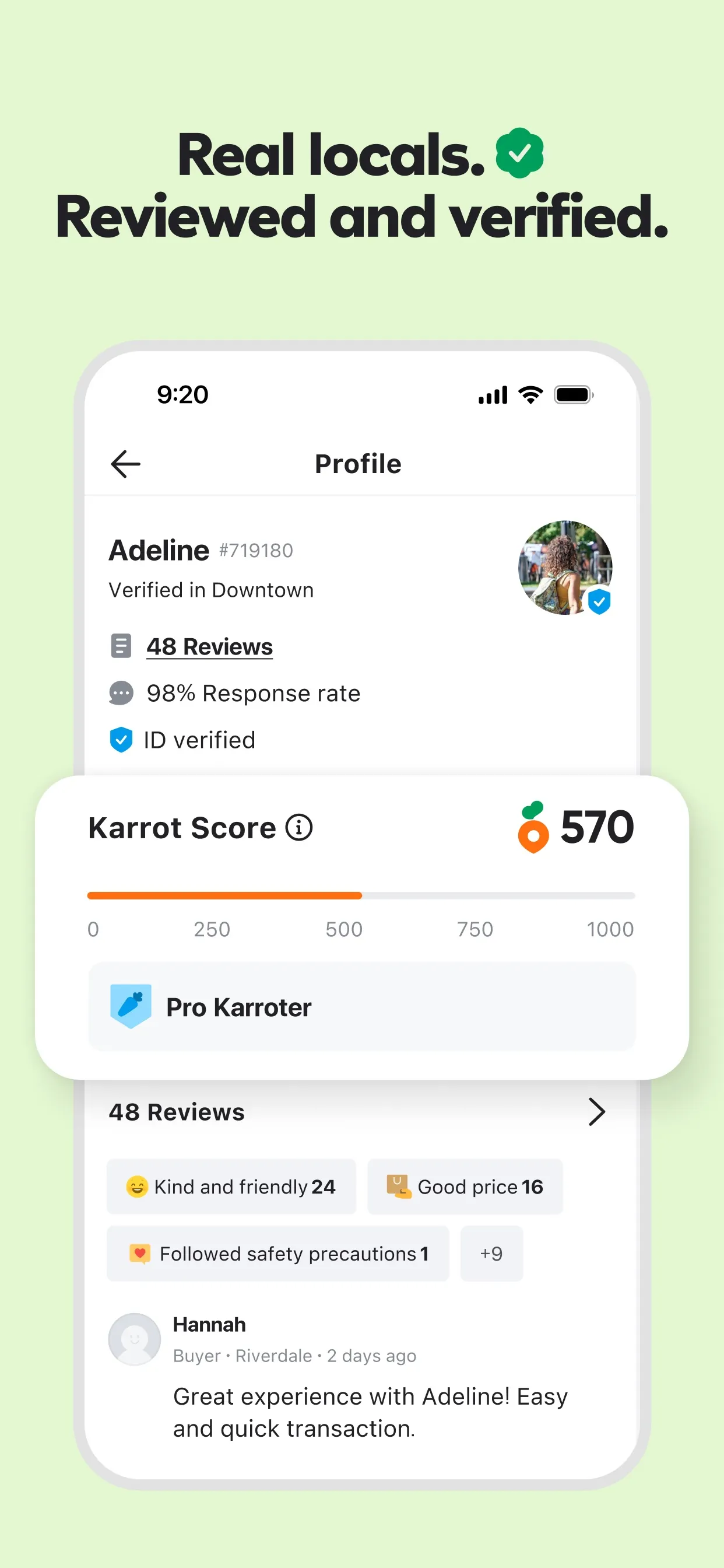 Karrot - Buy & sell locally iphone screenshot 6