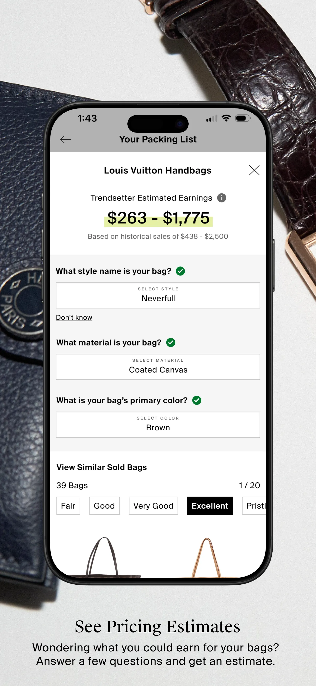 The RealReal - Buy+Sell Luxury iphone screenshot 8