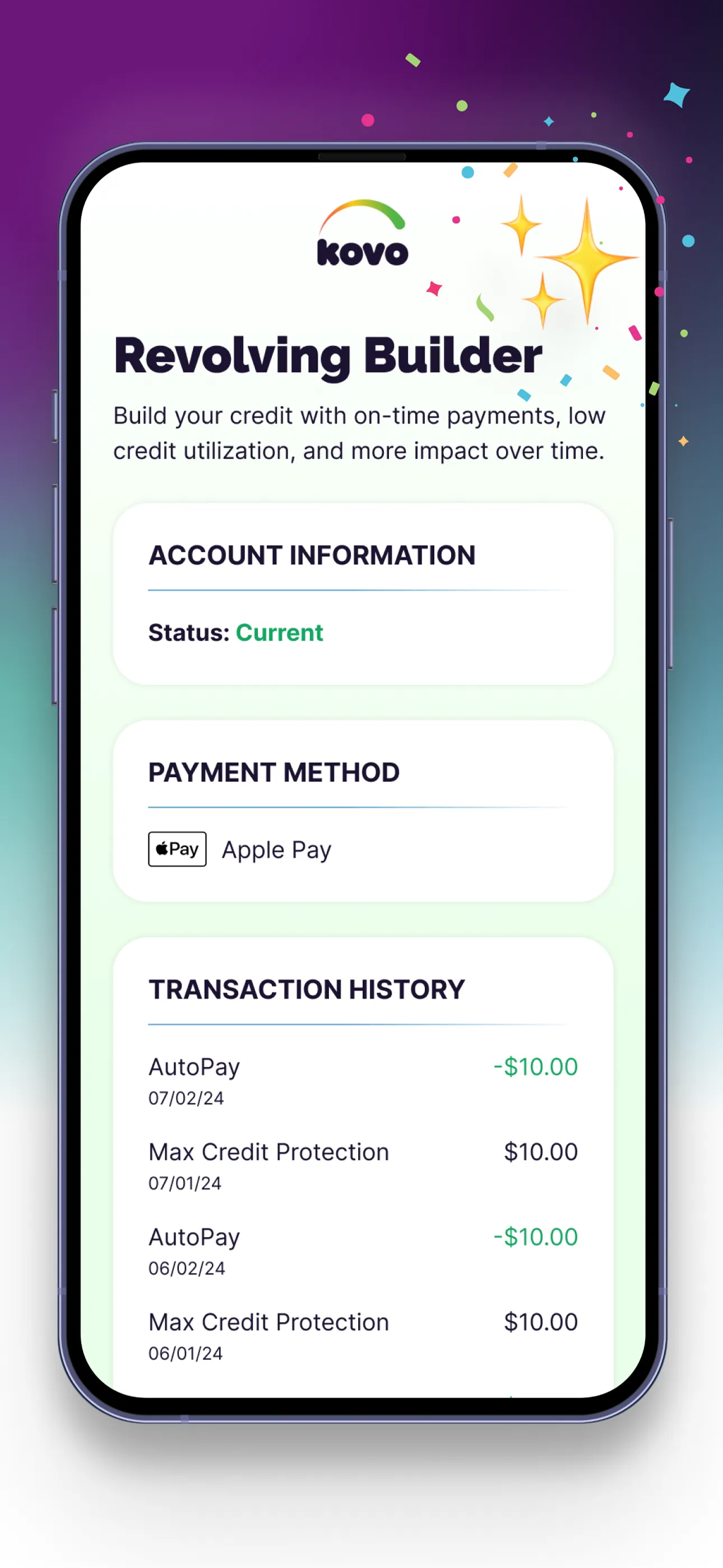 Kovo Credit Builder + Rewards iphone screenshot 7