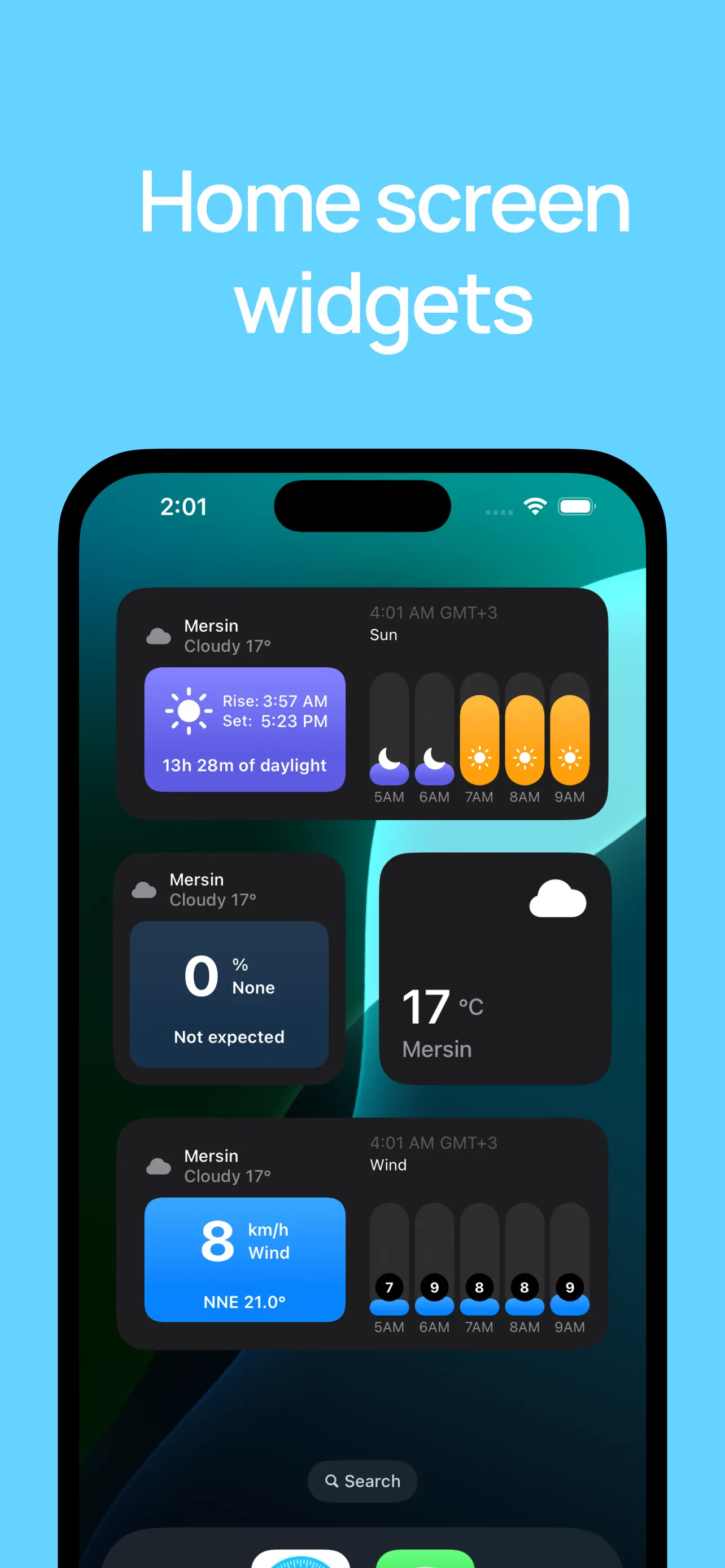 Forecasts - minimalist weather iphone screenshot 7