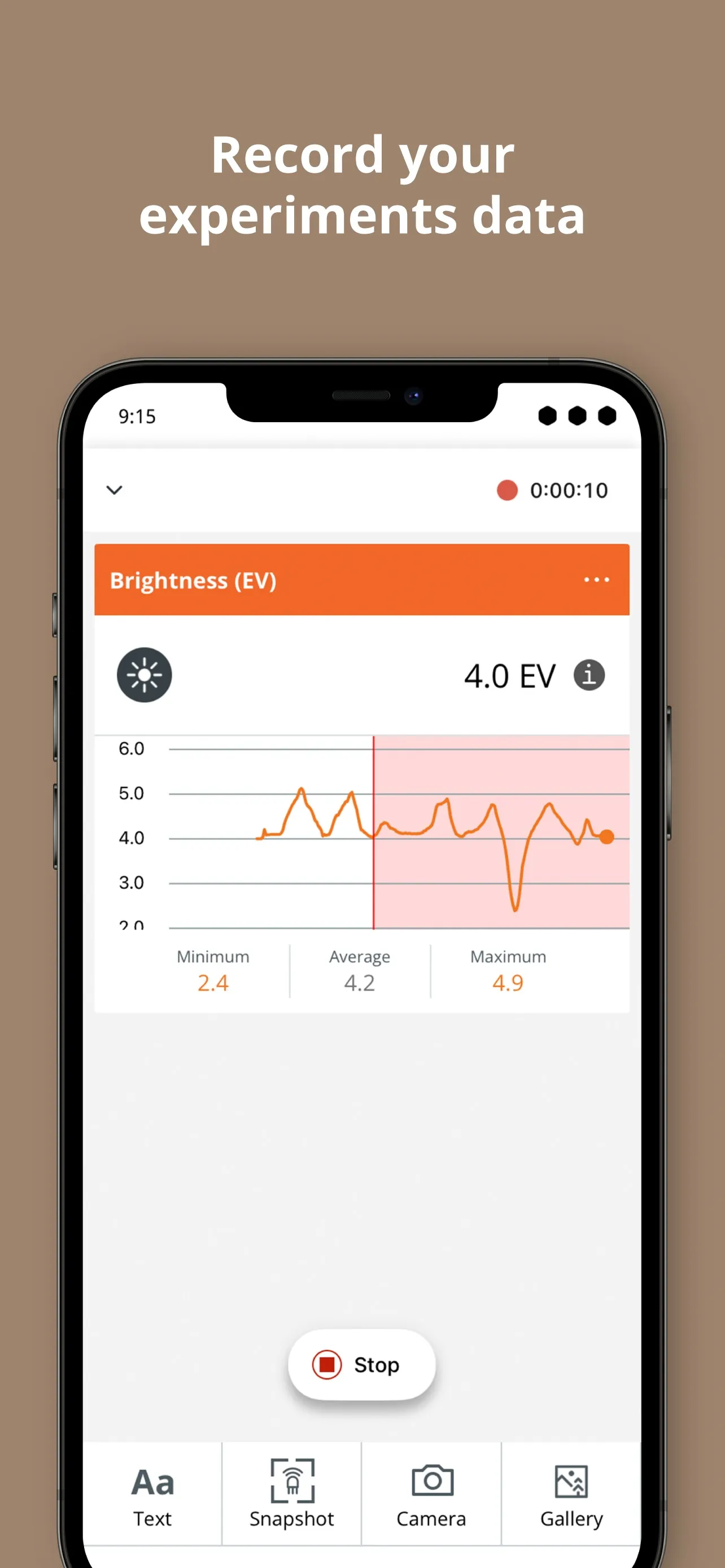 Arduino Science Journal iphone screenshot 4