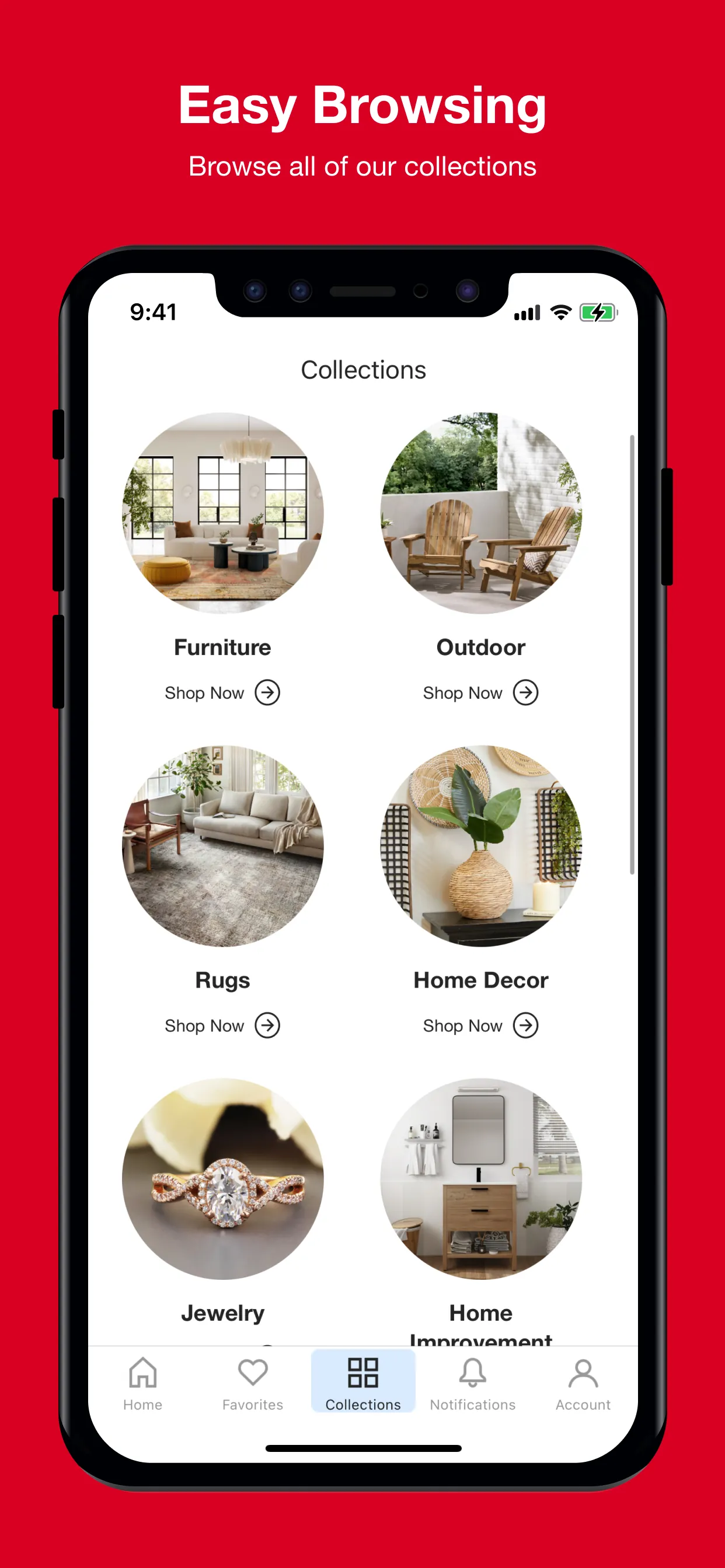 Overstock iphone screenshot 3