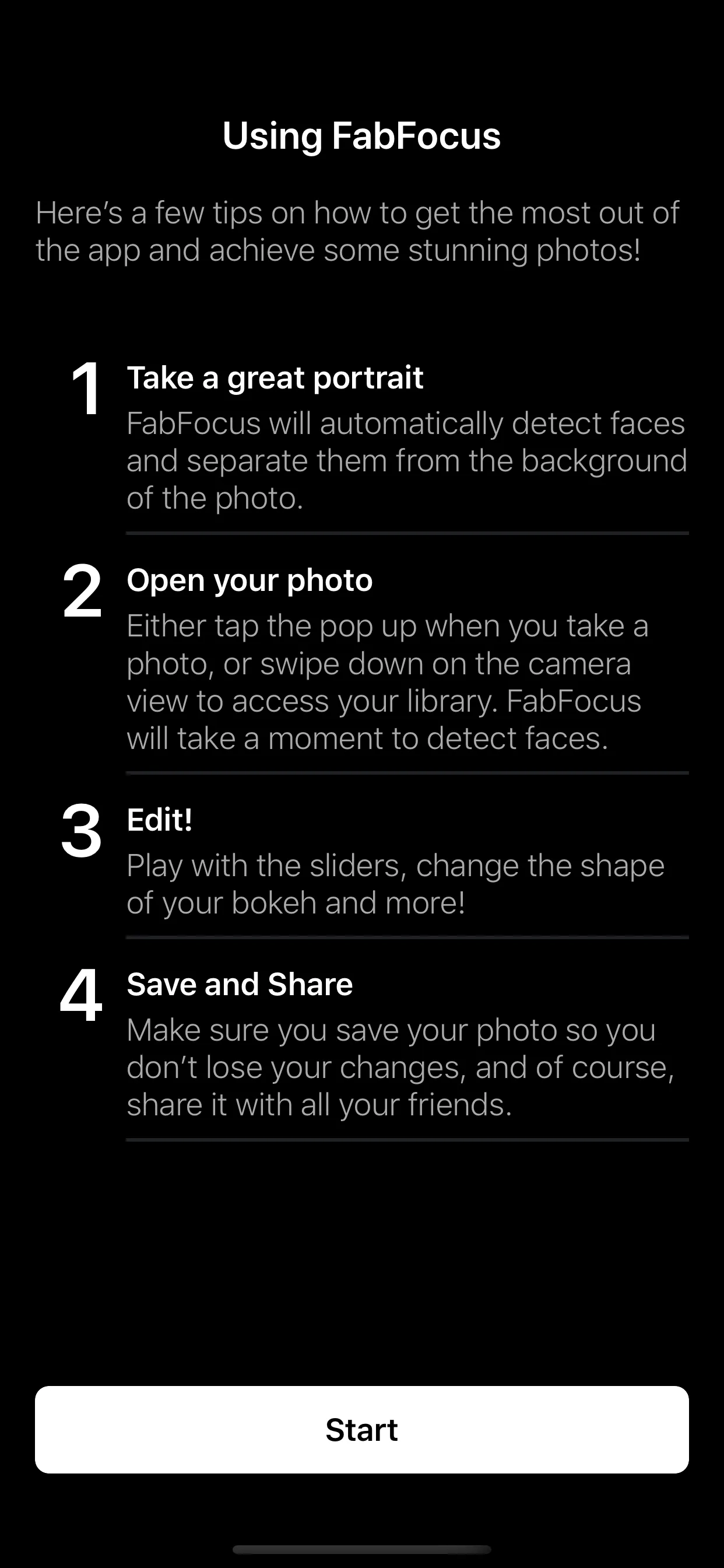 FabFocus - Portrait Mode Blur iphone screenshot 7