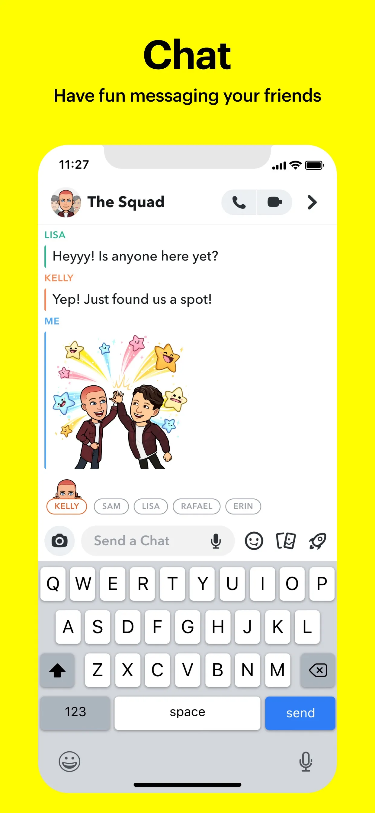 Snapchat iphone screenshot 2