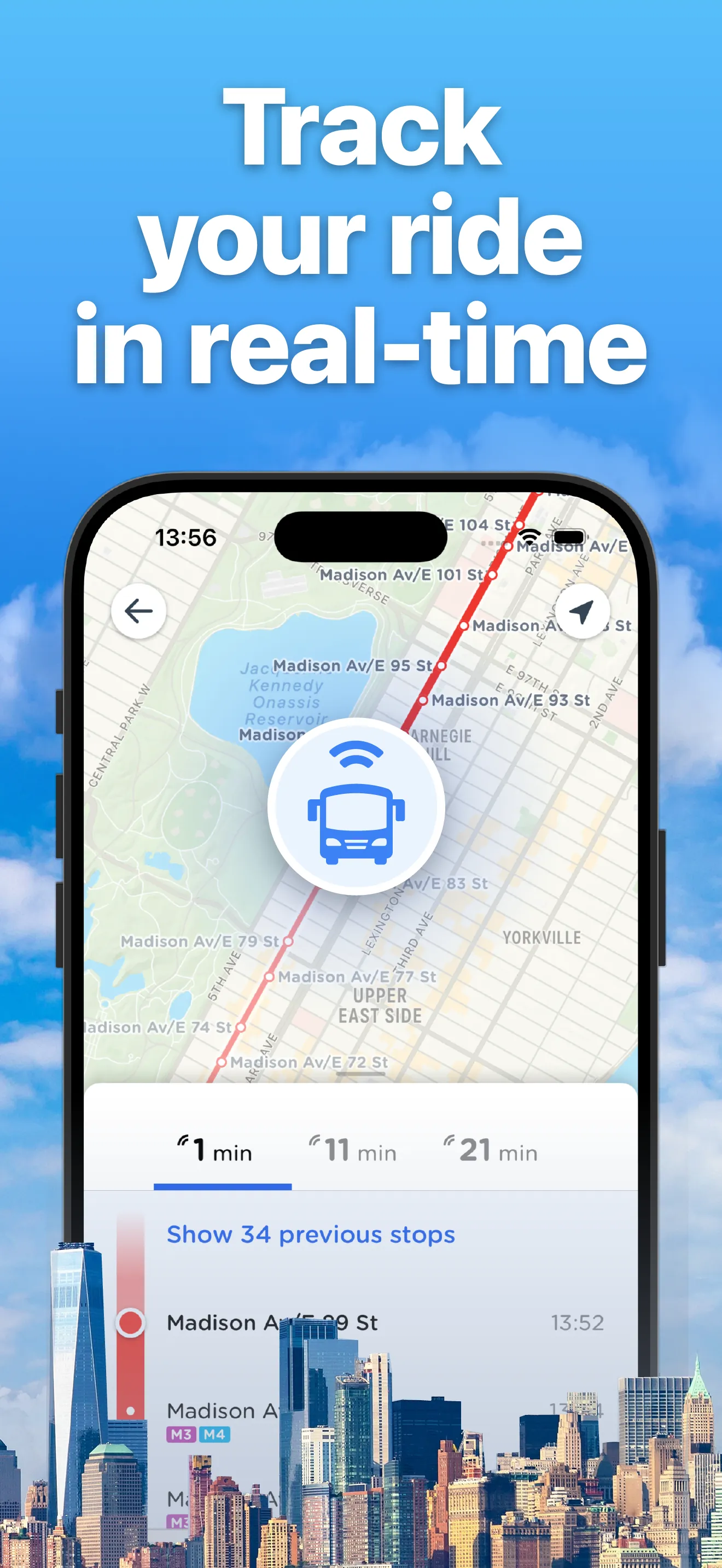 NYC Transit: MTA Subway & Bus iphone screenshot 3