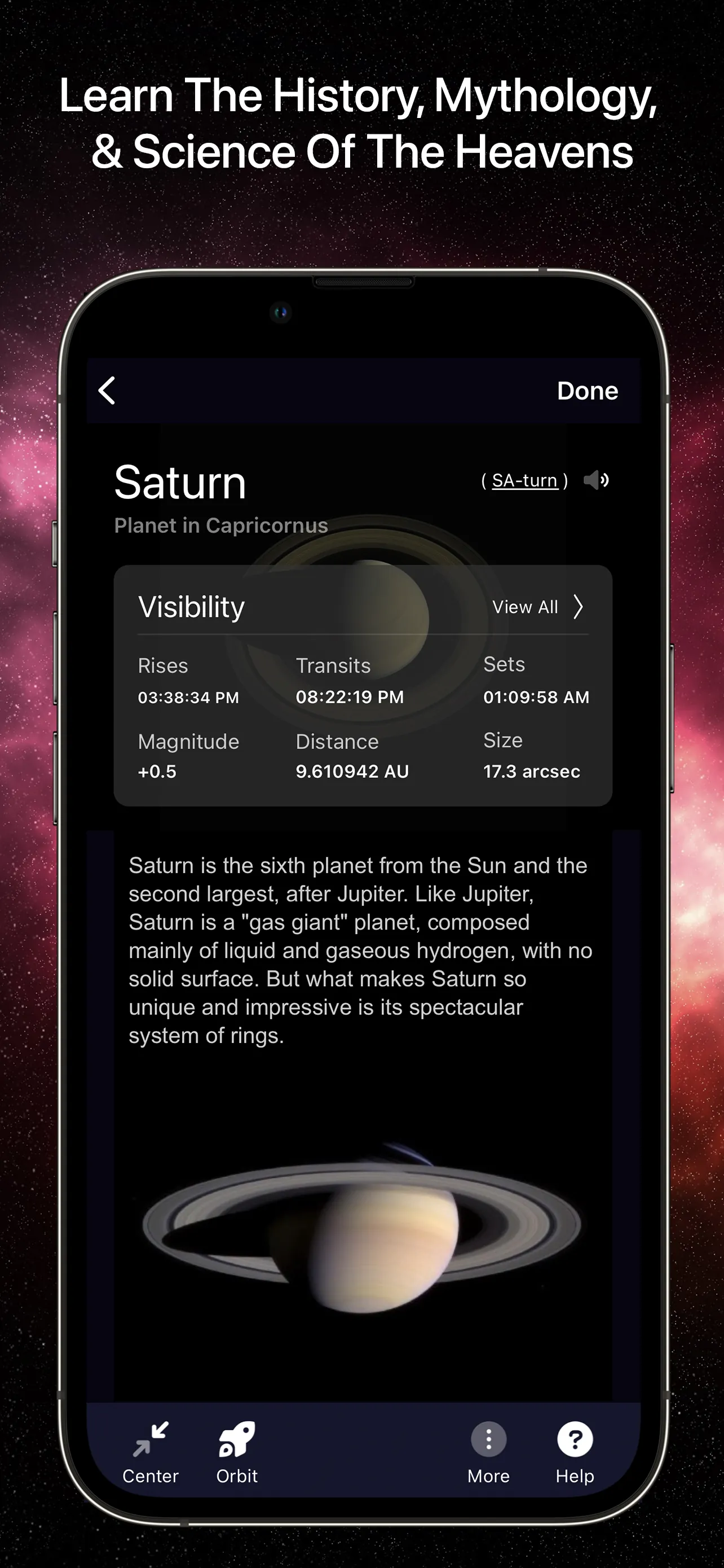 SkySafari 7 Pro iphone screenshot 9