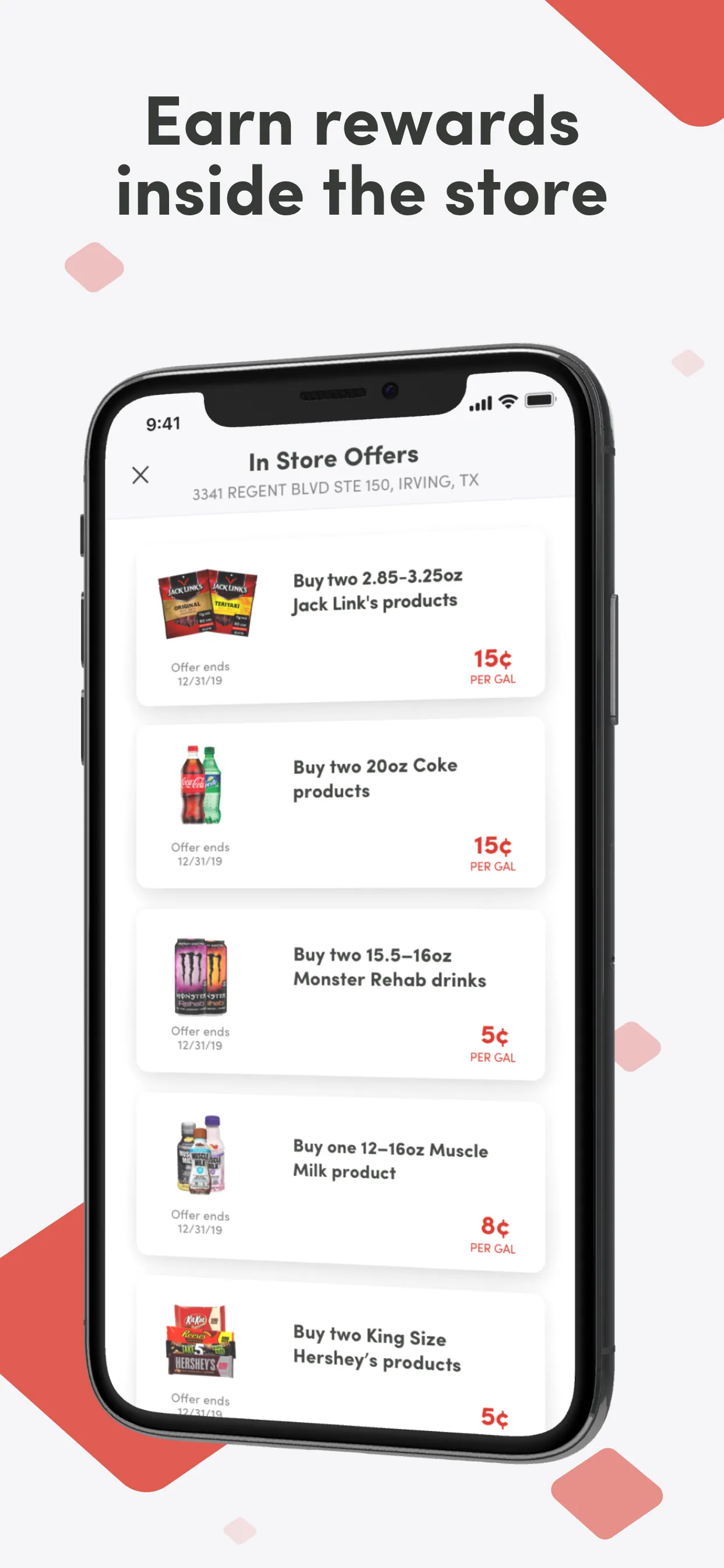 Fuel Rewards® program iphone screenshot 5