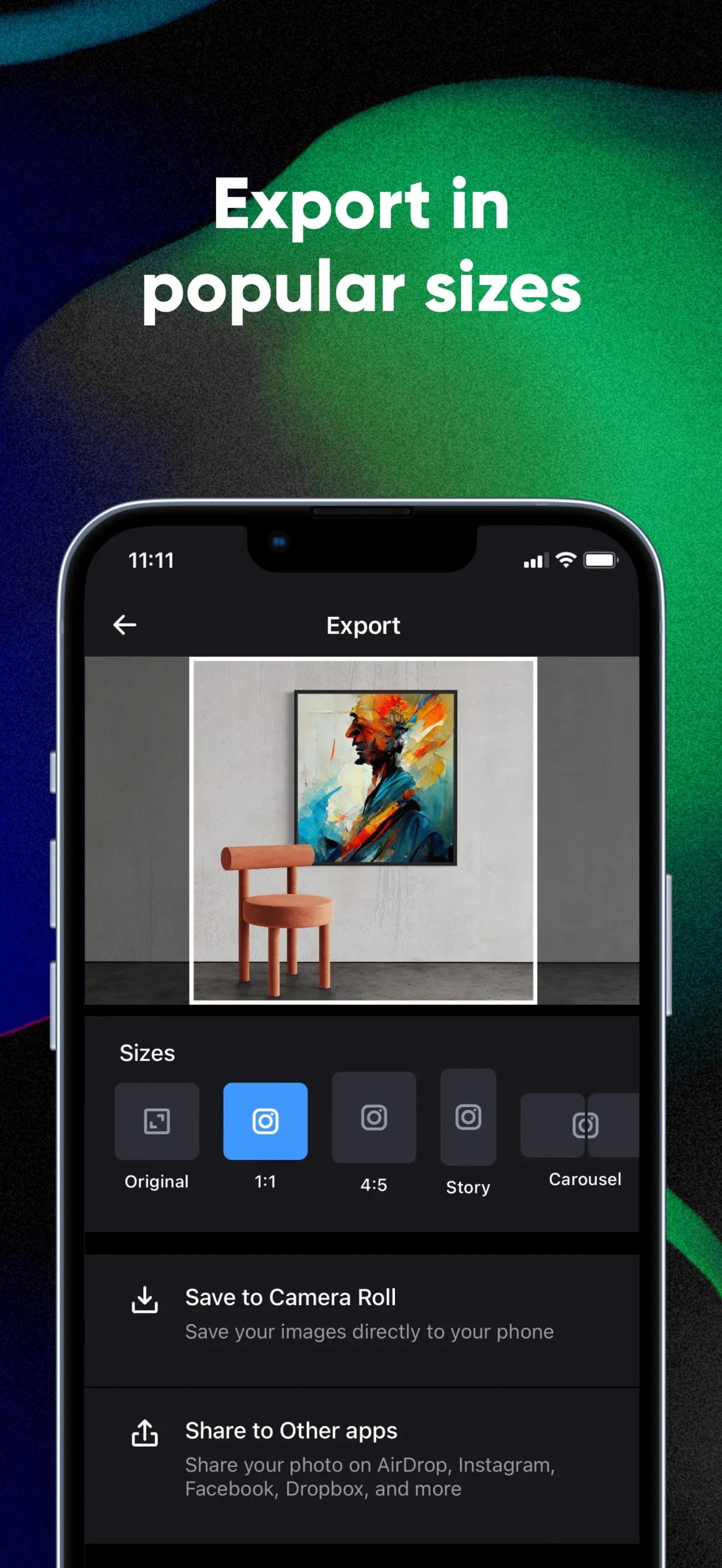 Smartist: Art Preview on Wall iphone screenshot 10