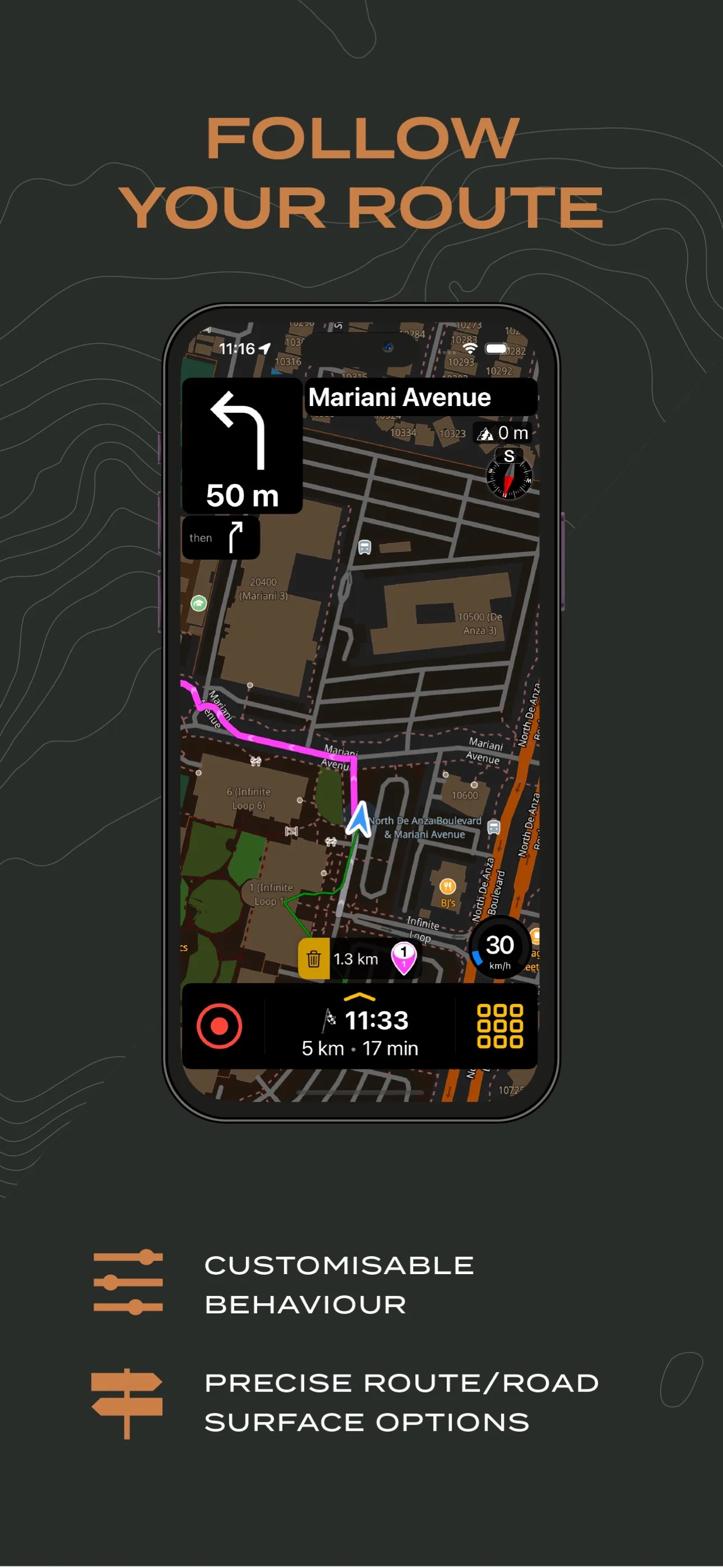 Scenic Motorcycle Navigation iphone screenshot 7