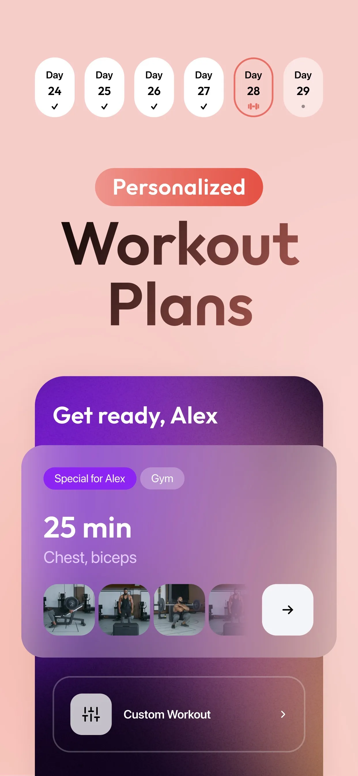Zing AI: Home & Gym Workouts iphone screenshot 3