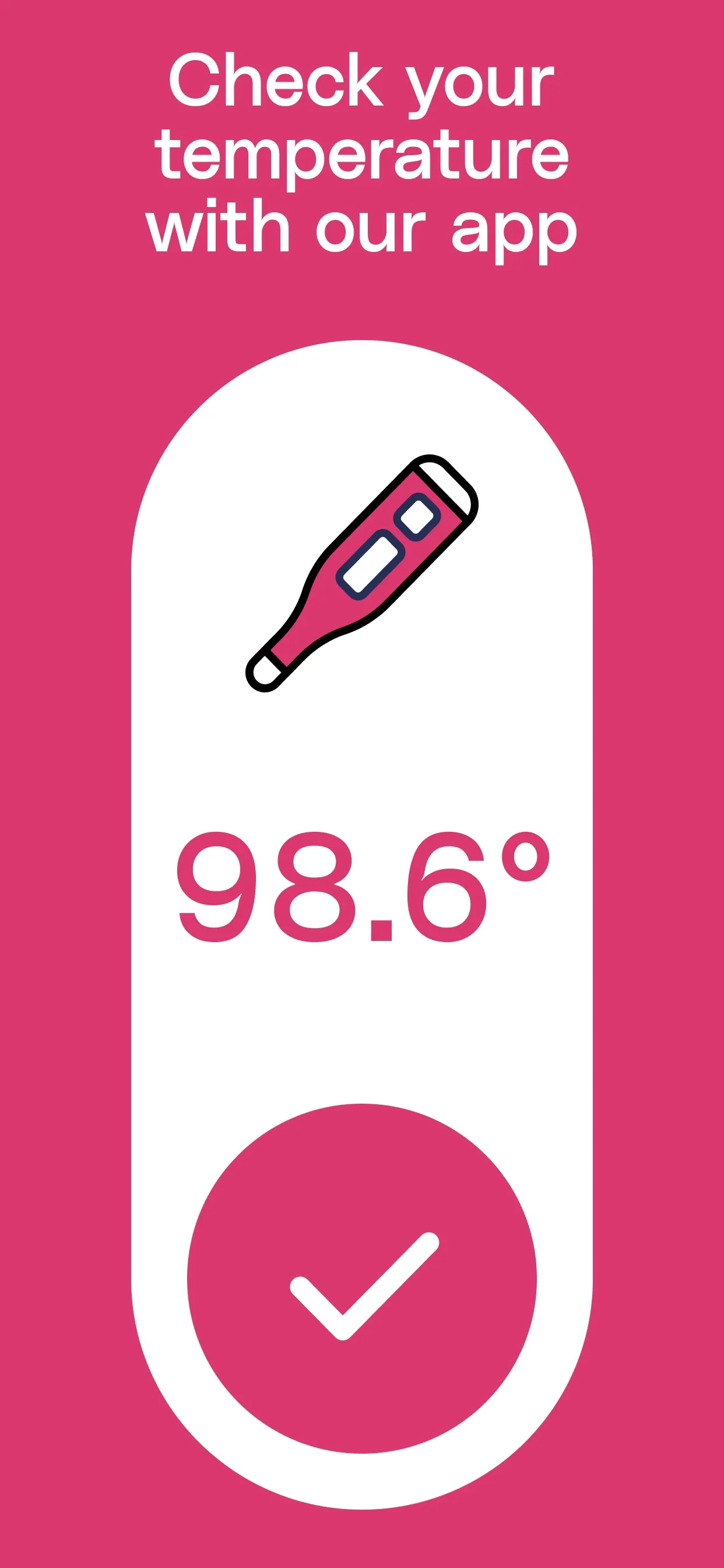 Body Temperature App For Fever iphone screenshot 1