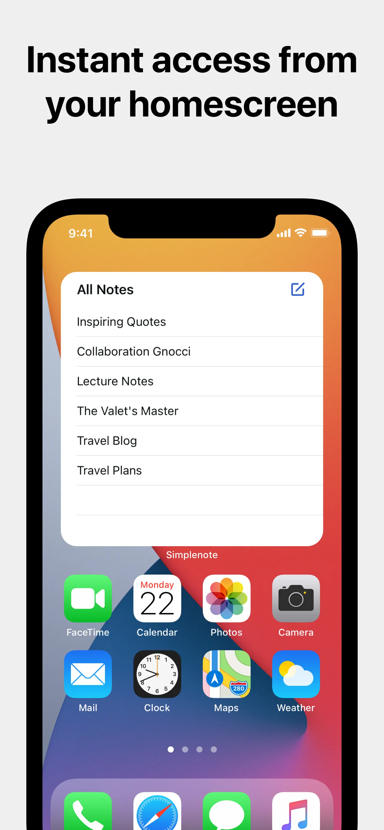 Simplenote iphone screenshot 5
