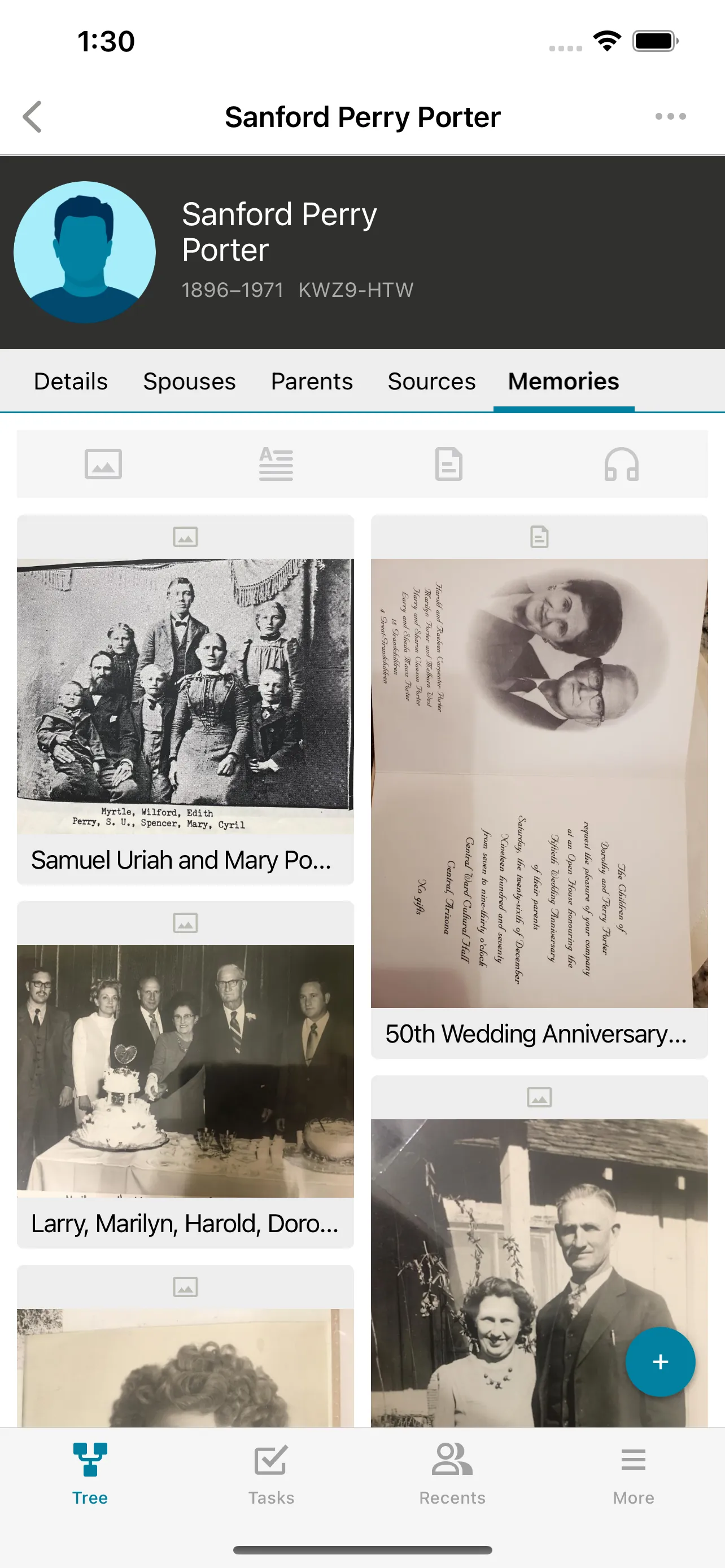 FamilySearch Tree iphone screenshot 3