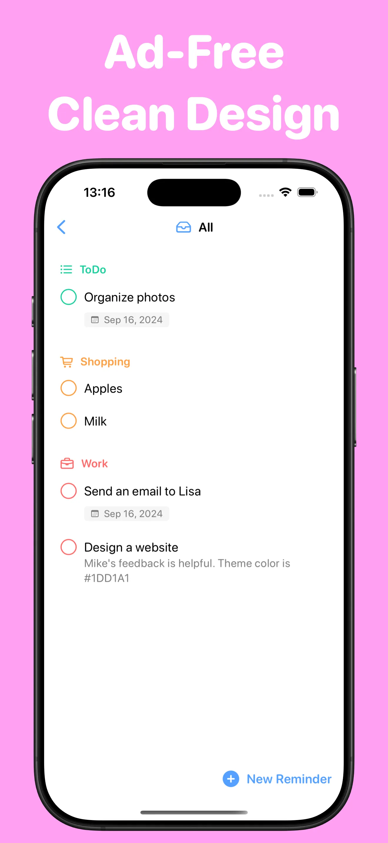 To Do List - Reminders & Tasks iphone screenshot 4