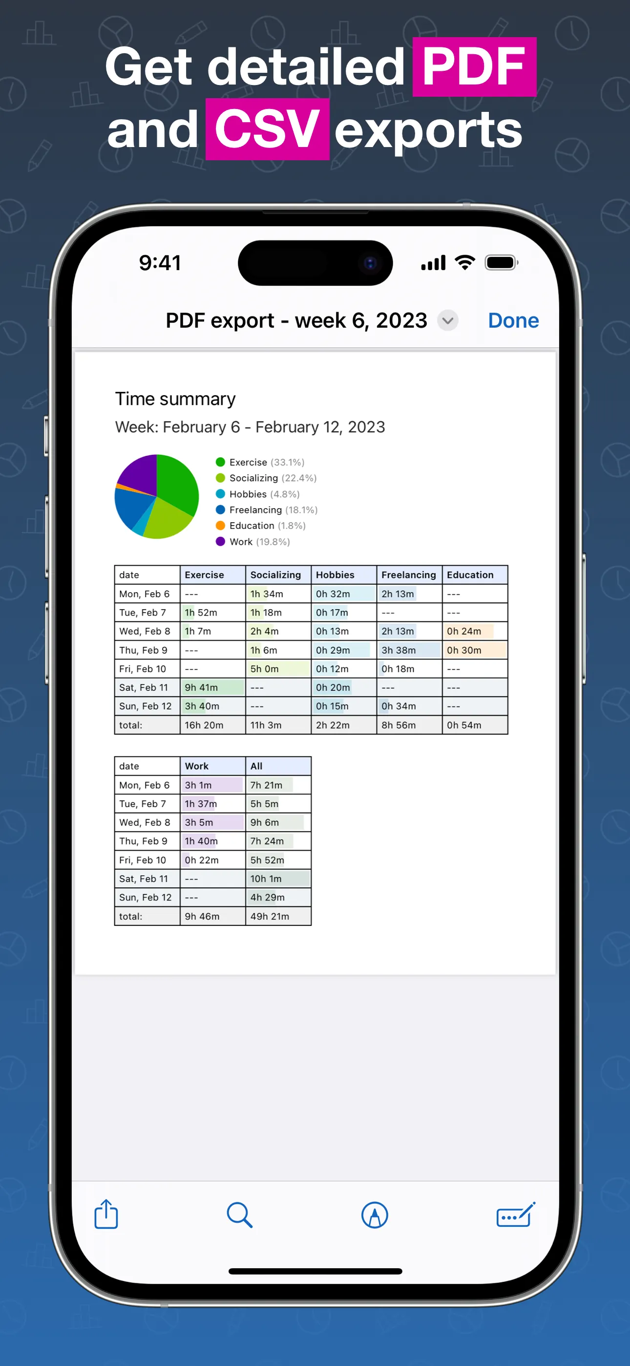 Timelines Time Tracking iphone screenshot 10