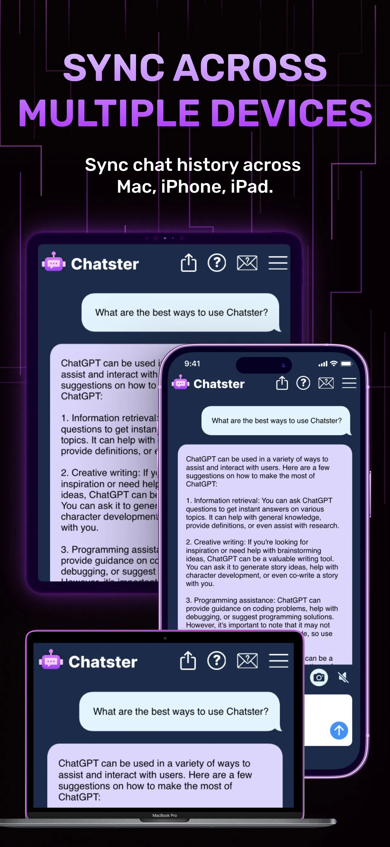 Chatster AI - Writing & Images iphone screenshot 9