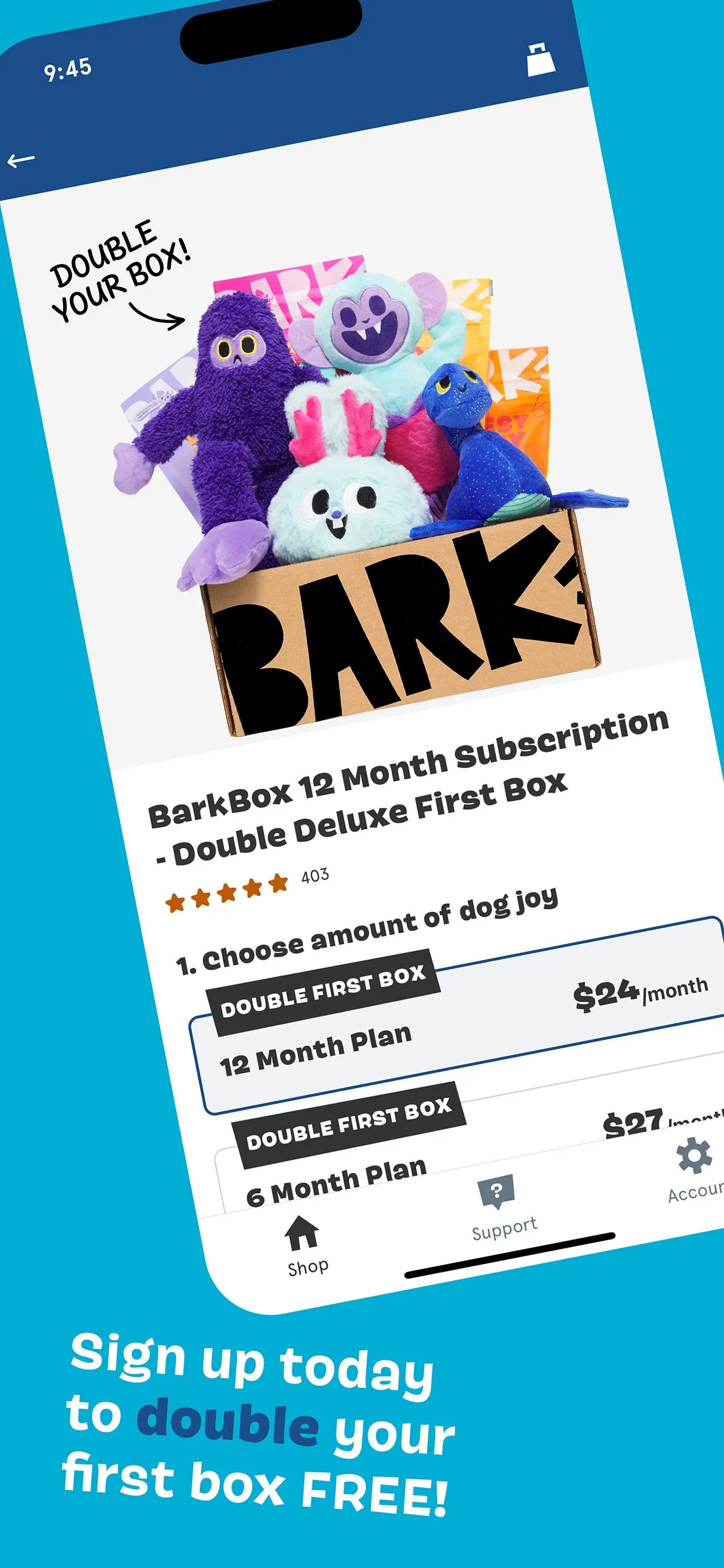 BARK - BarkBox, Super Chewer iphone screenshot 2