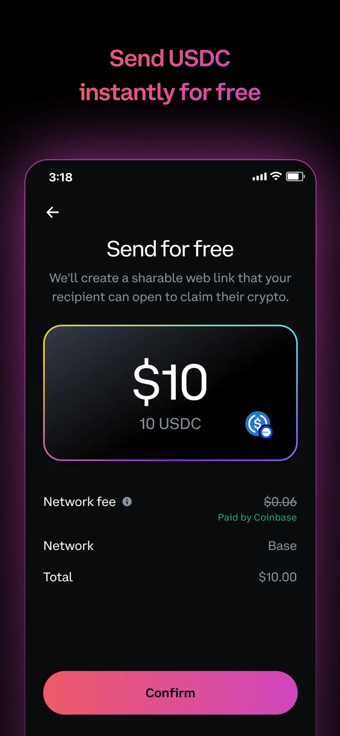 Coinbase Wallet: NFTs & Crypto iphone screenshot 8