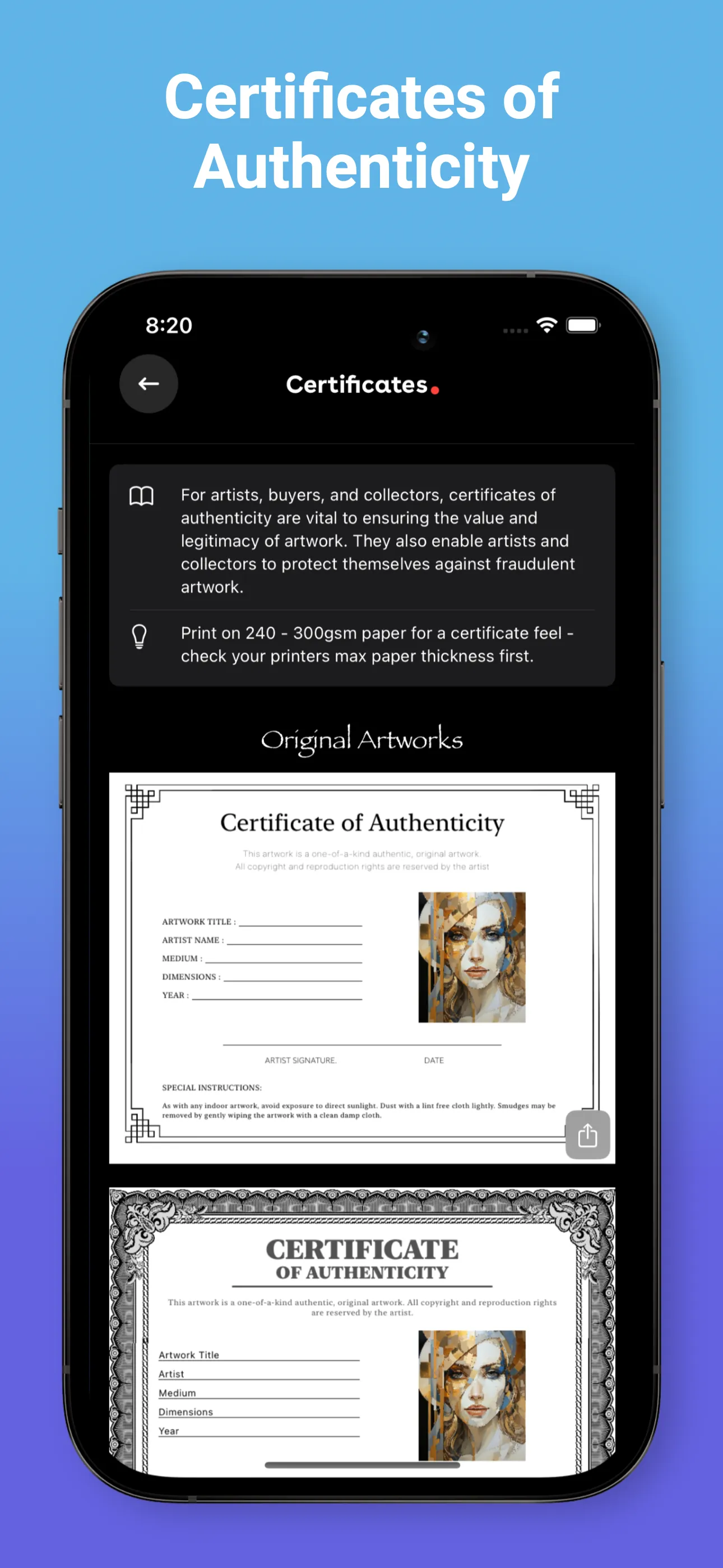 ArtStage: Display Your Art iphone screenshot 8