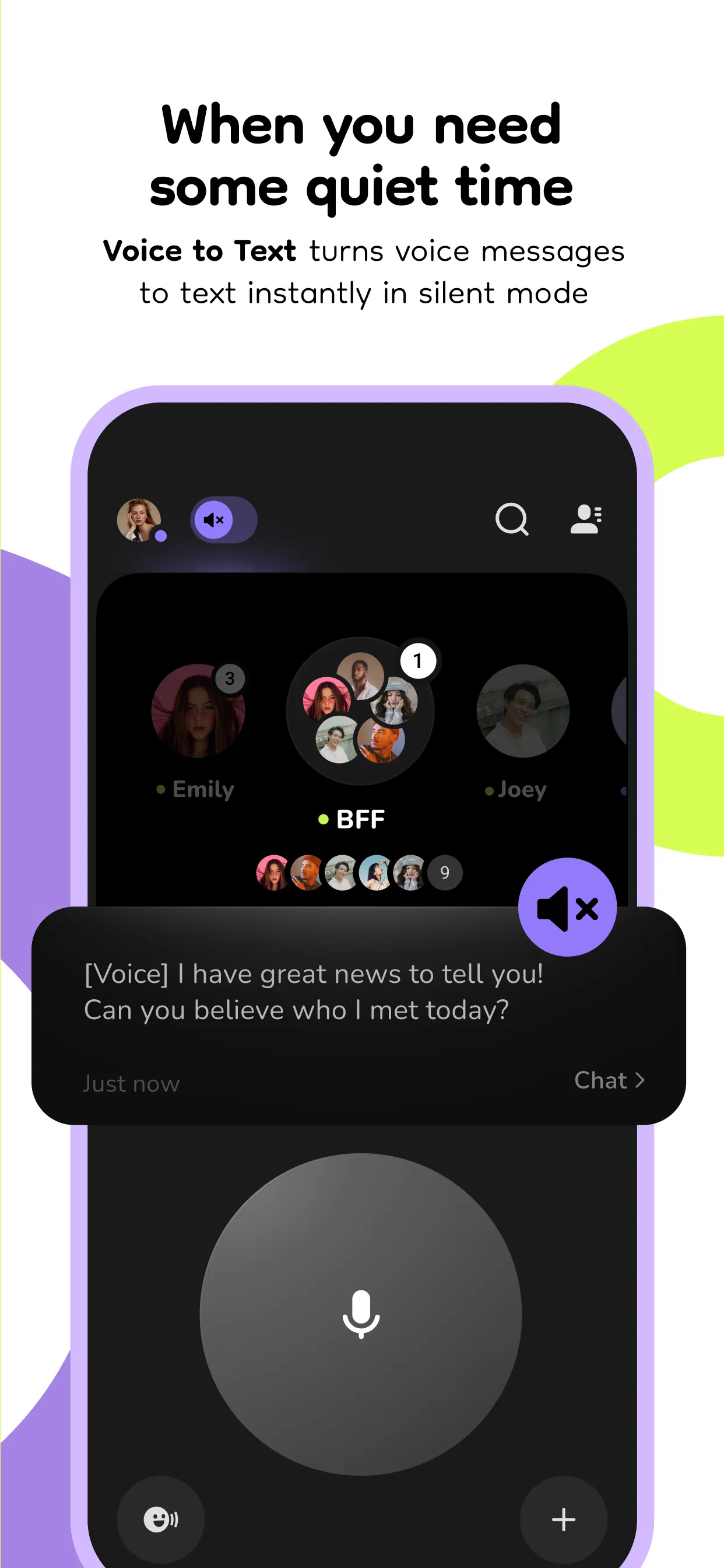 buz - voice connects iphone screenshot 2