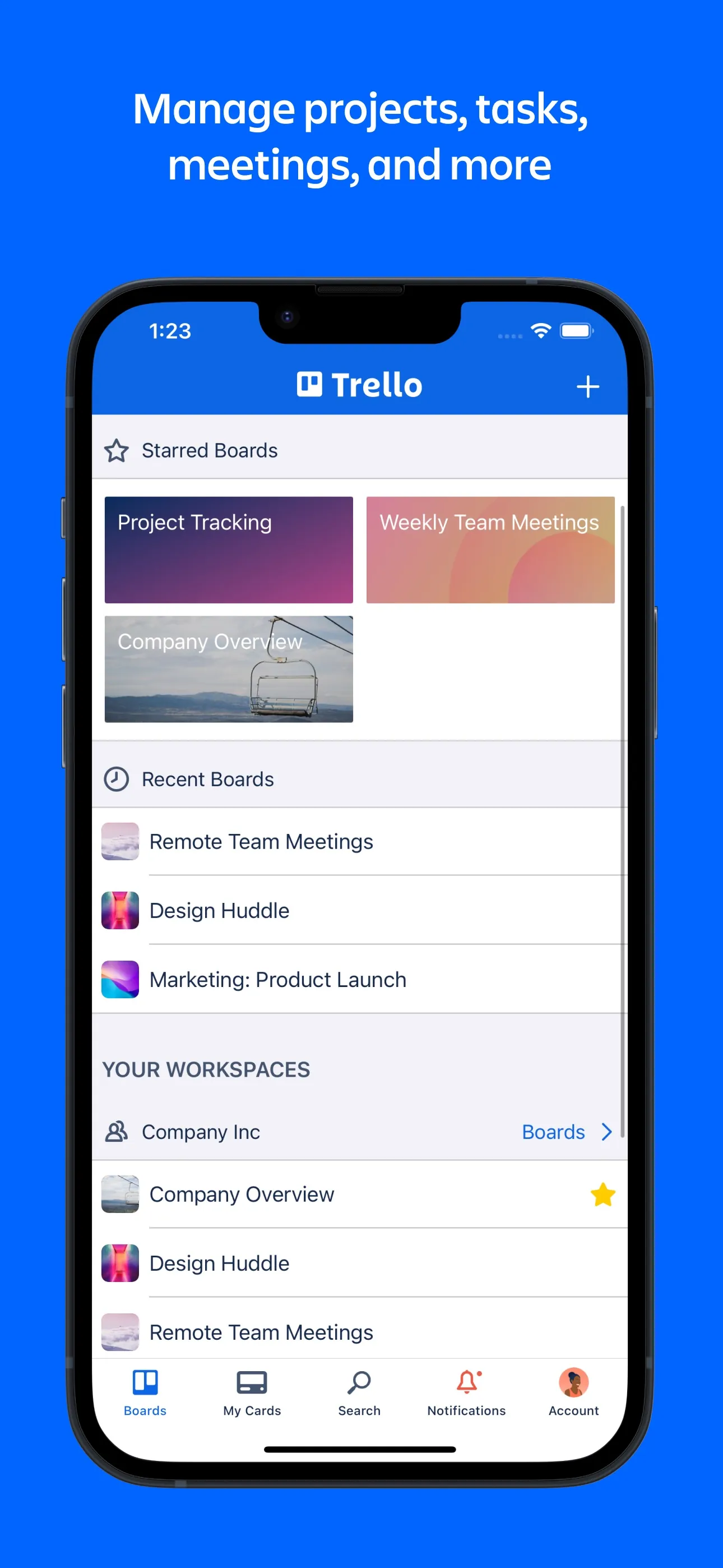 Trello: organize anything! iphone screenshot 2