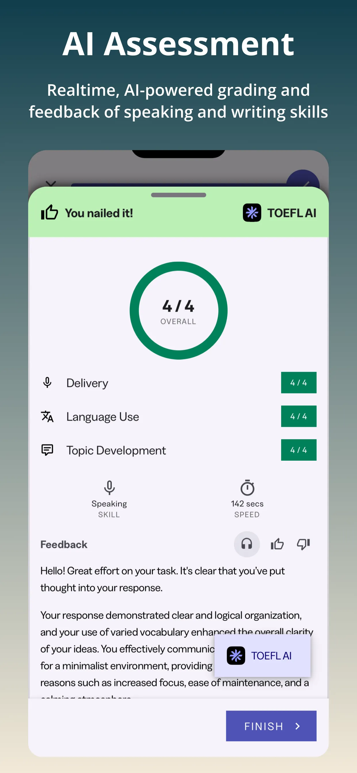 Official TOEFL Practice iphone screenshot 5