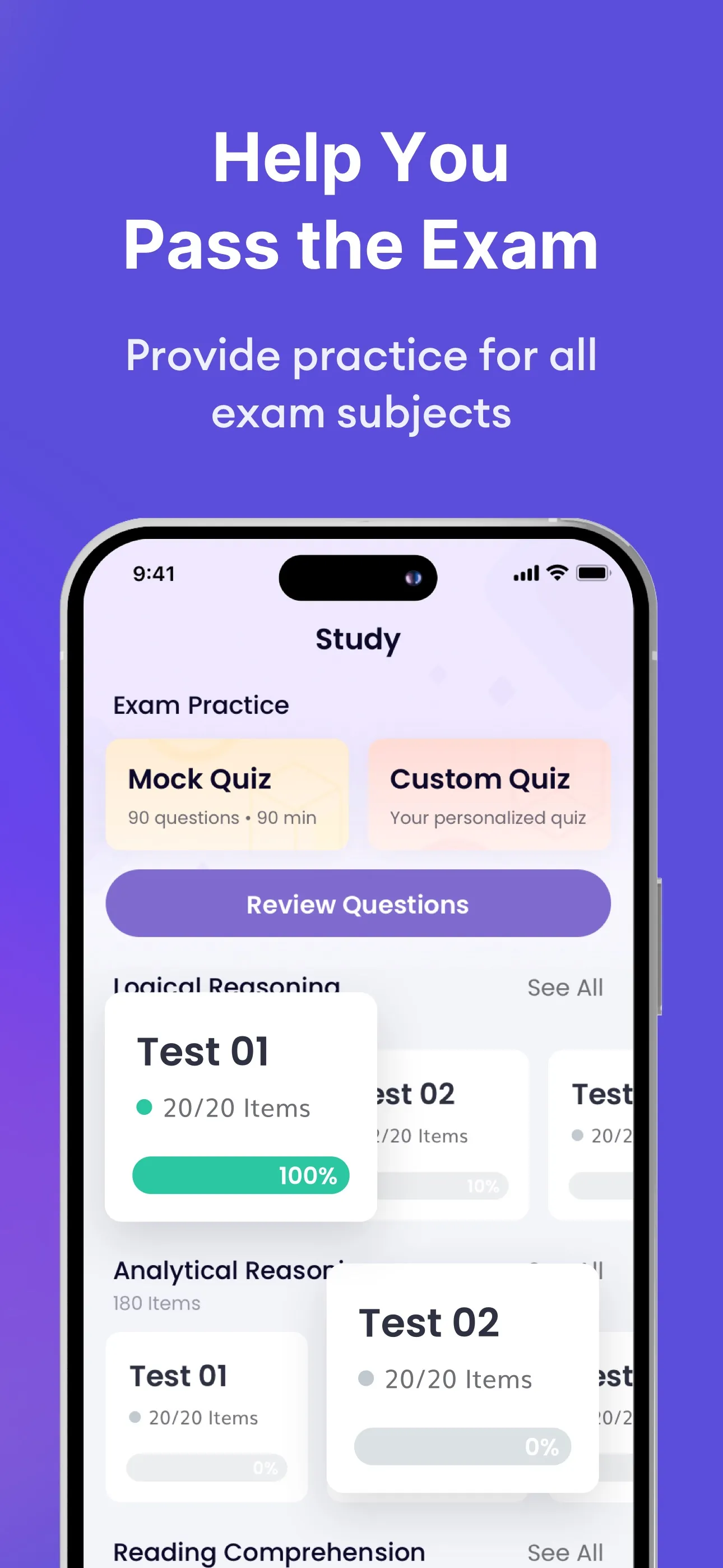 LSAT Practice Test 2025 iphone screenshot 7