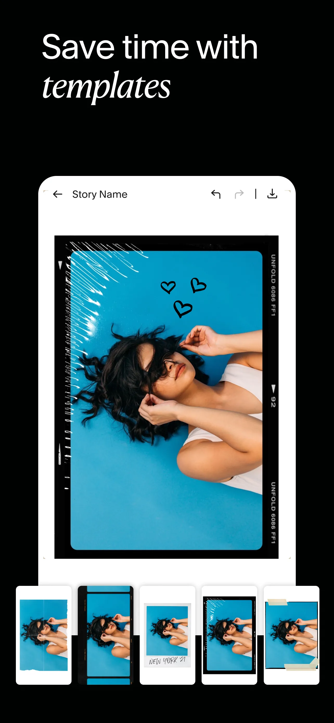 Unfold: Story & Reels Maker iphone screenshot 3