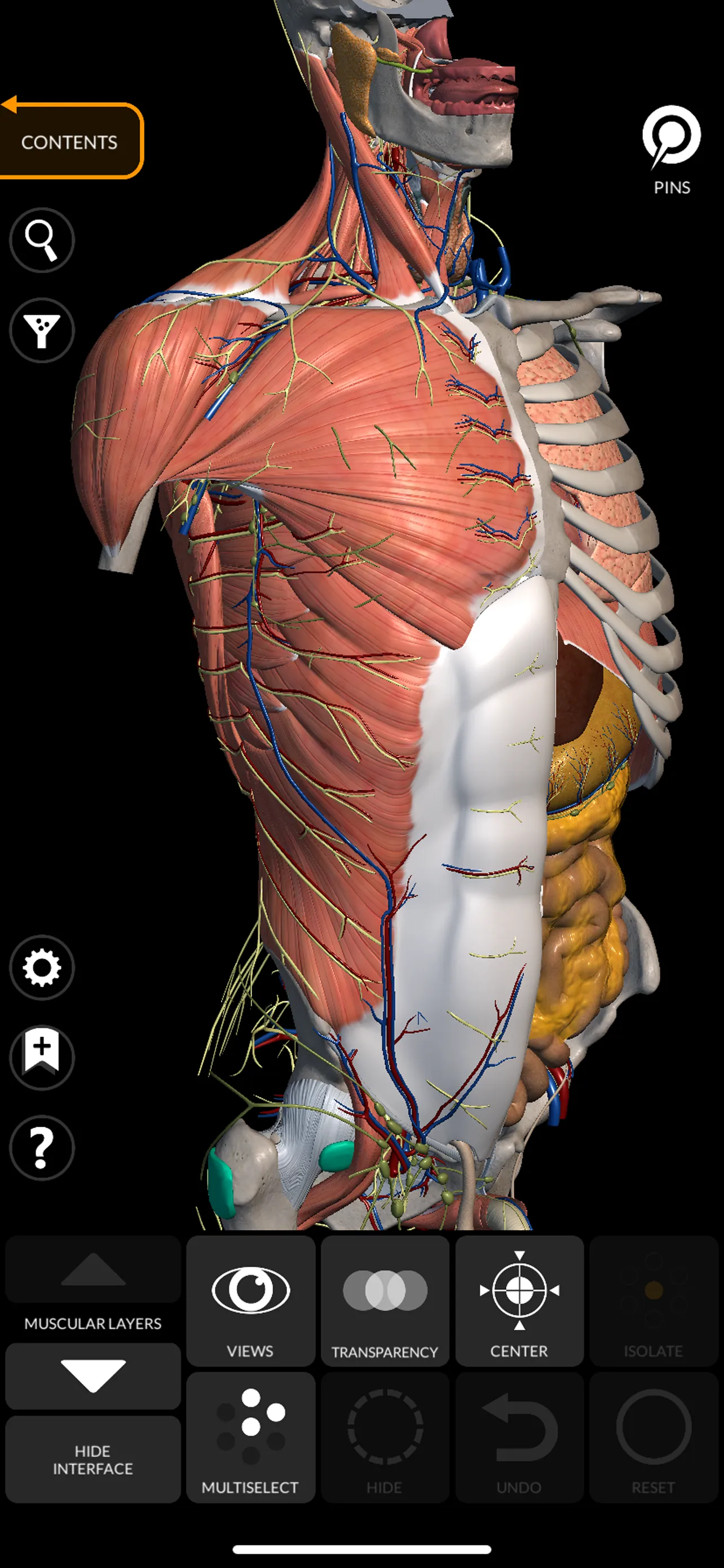 Anatomy 3D Atlas iphone screenshot 2