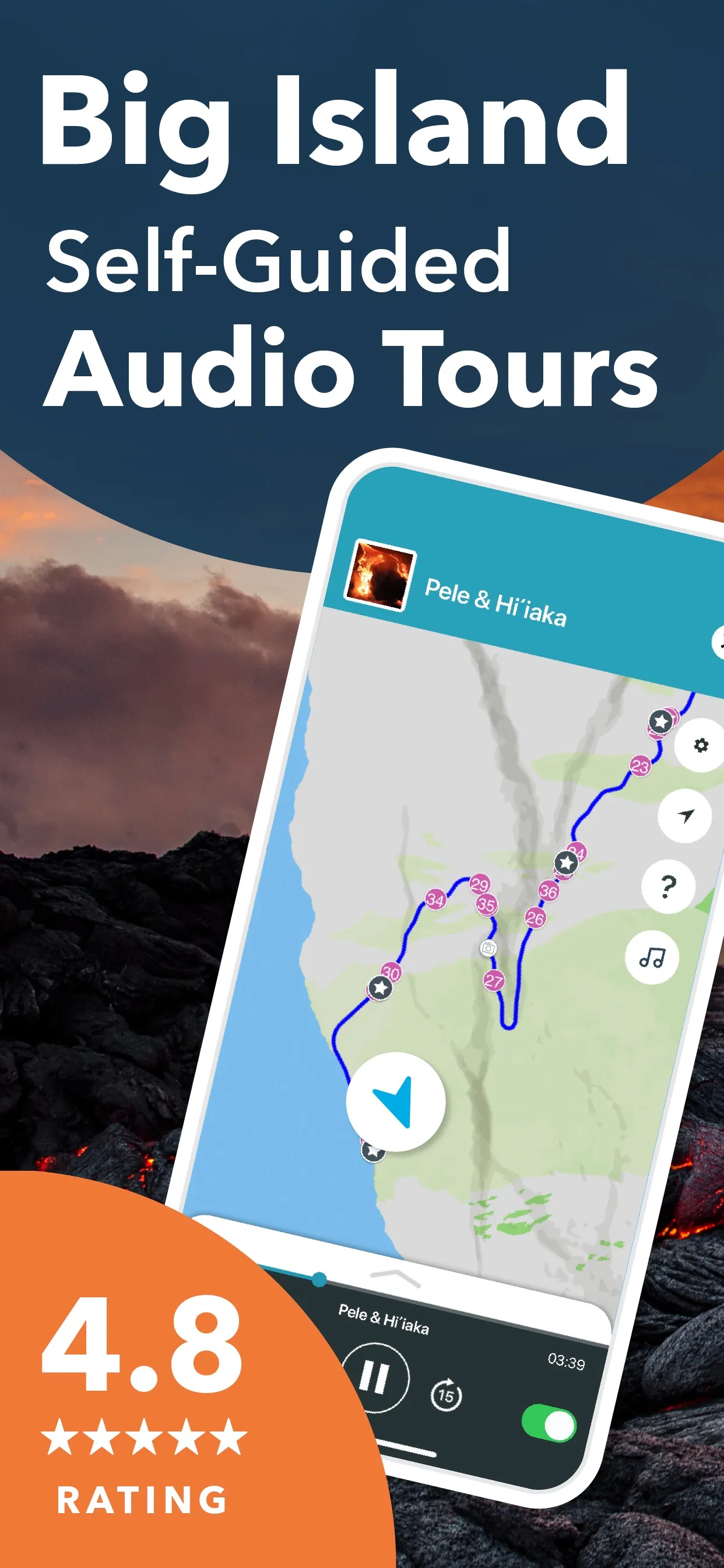 Big Island Hawaii Tour Guide iphone screenshot 1